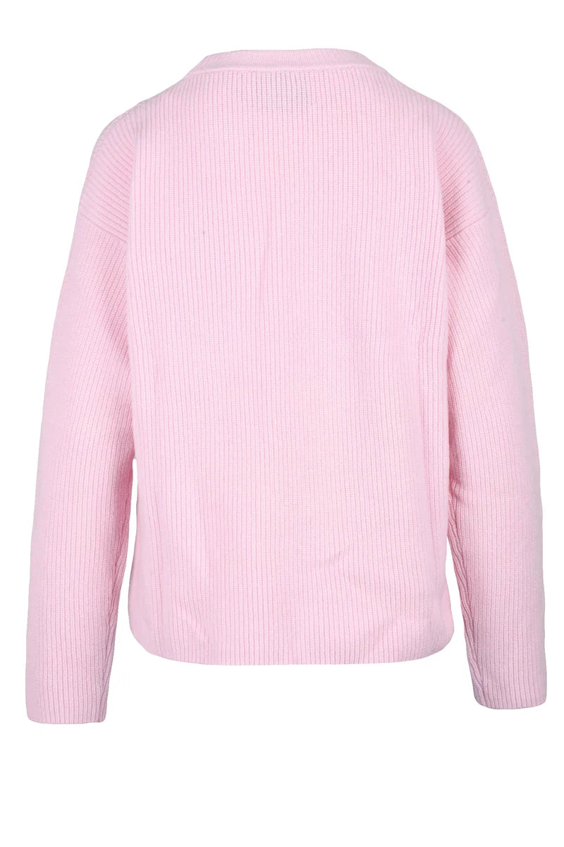 Ribbed Sweater - Pink
