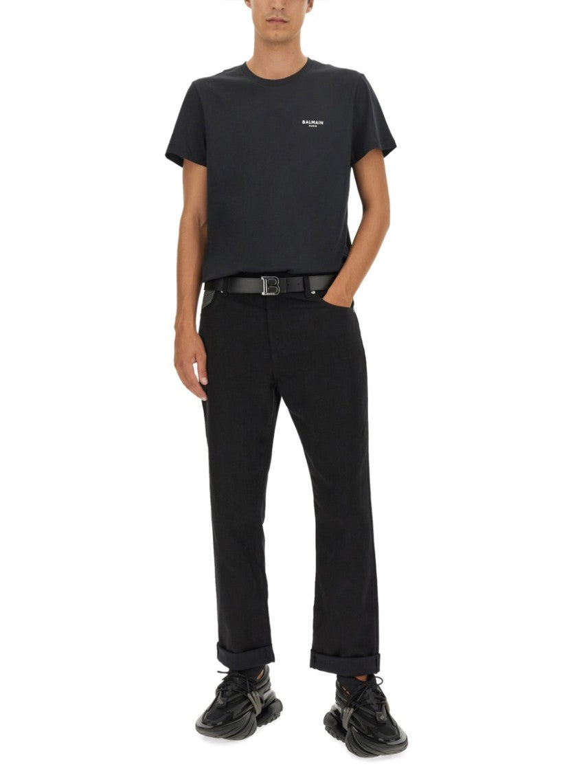 Regular Fit Black Denim Jeans