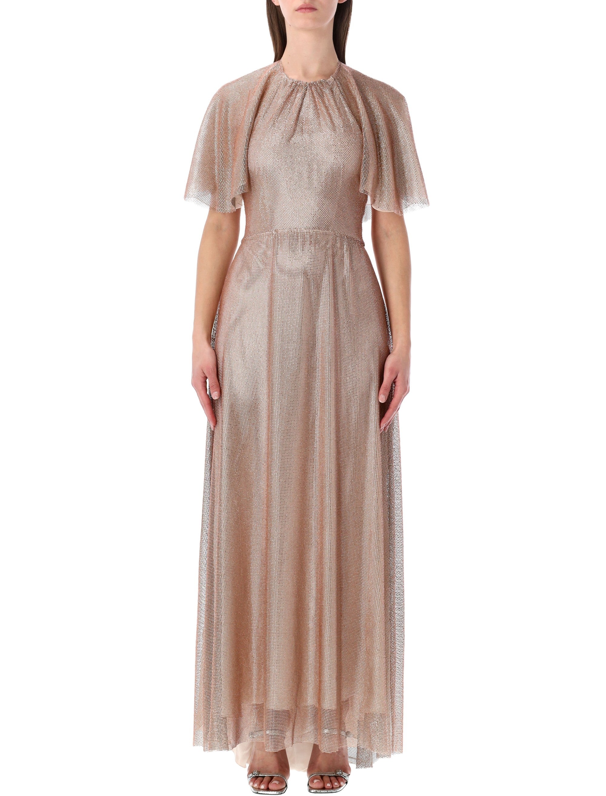 Evening Dress With Micro Sequins
