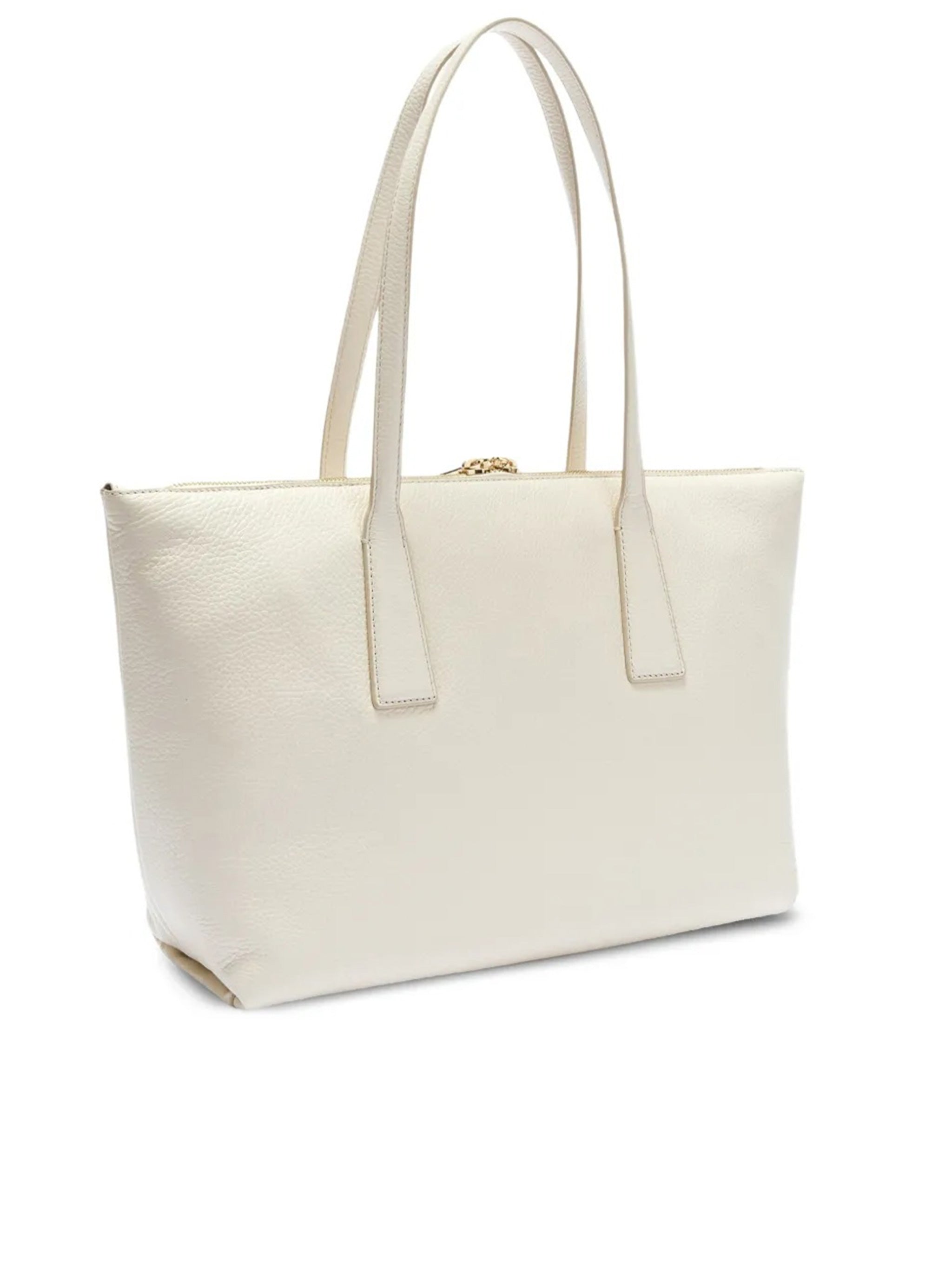 Olivia M Tote Structured Smooth Leather Tote