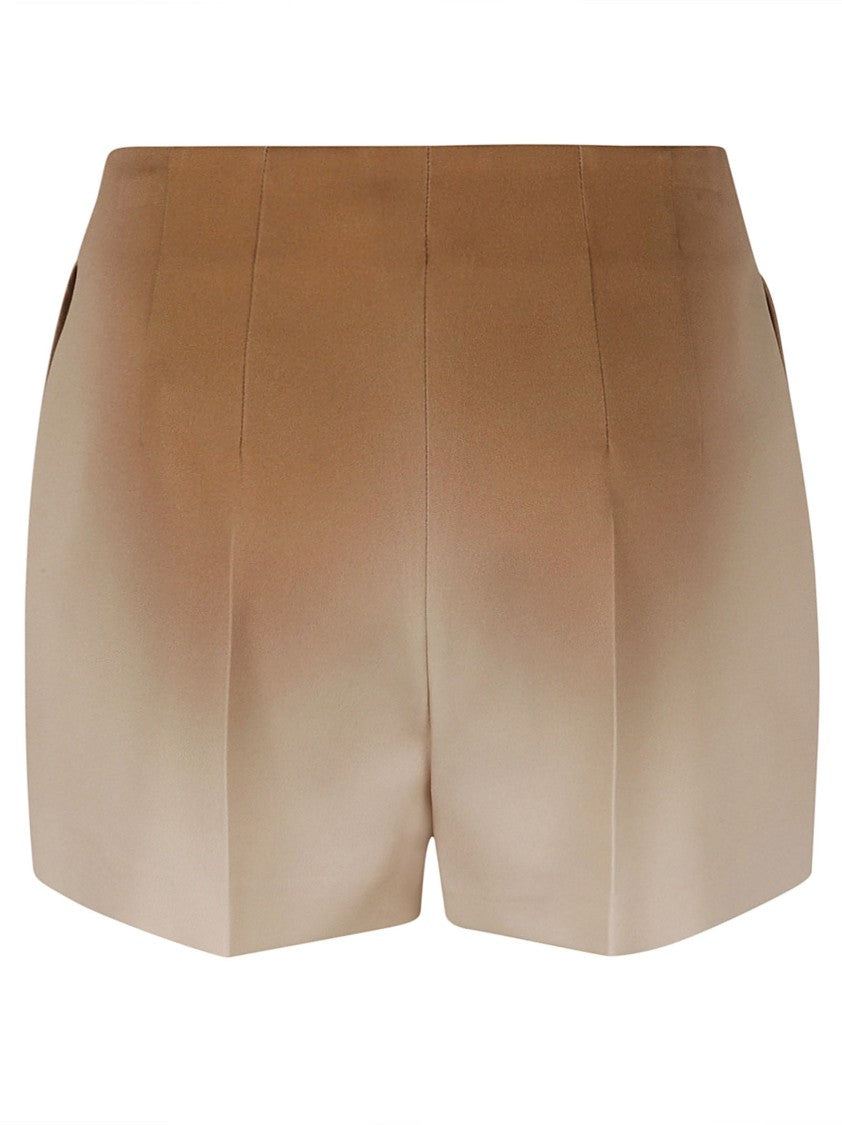 Tailored Brown Ombre Shorts
