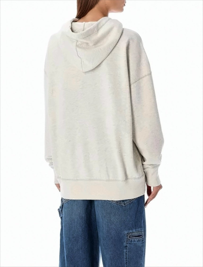 Relaxed-Fit Hoodie with Graphic Logo and Kangaroo Pocket