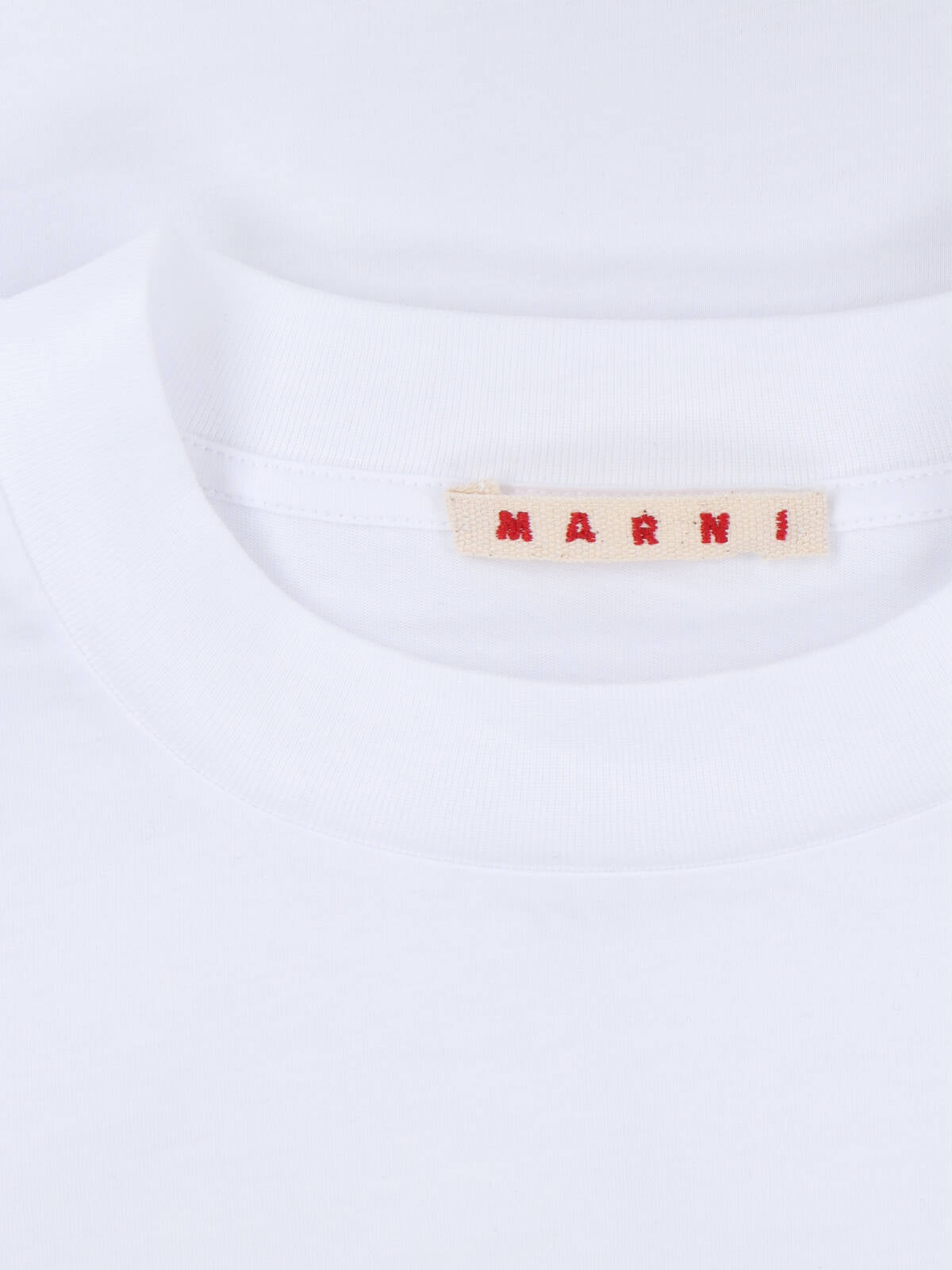 Minimalist White T-Shirt With Round Neckline And Short Sleeves