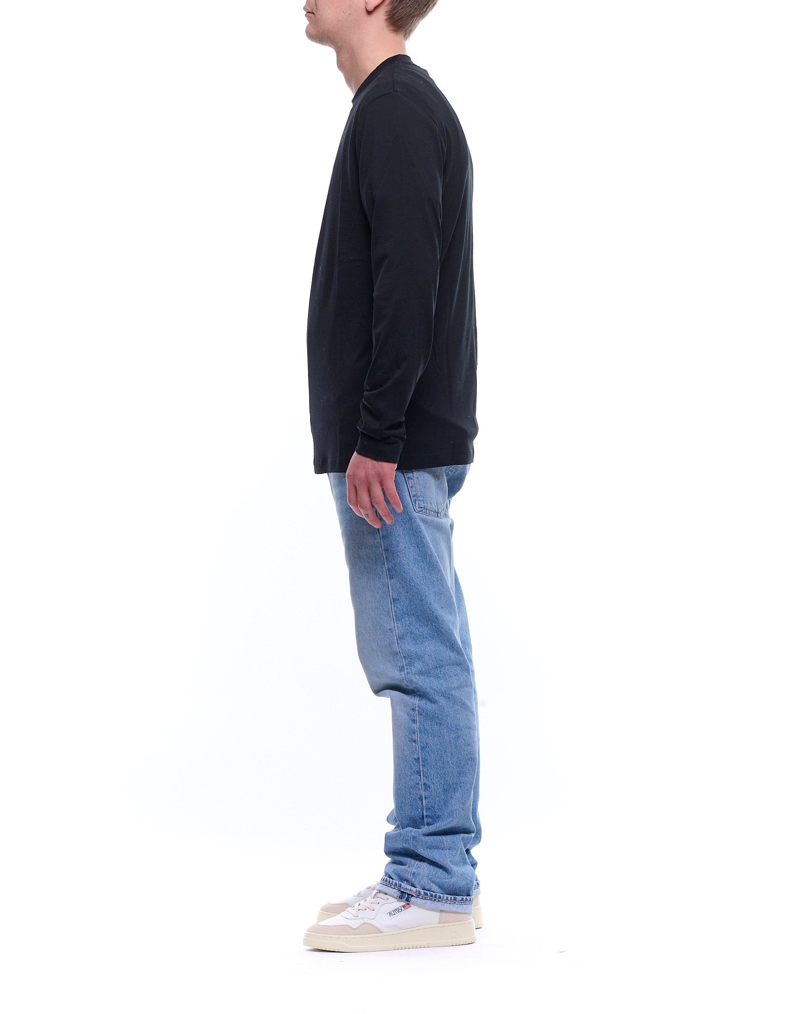 Men’S Fine Wool Long-Sleeve T-Shirt