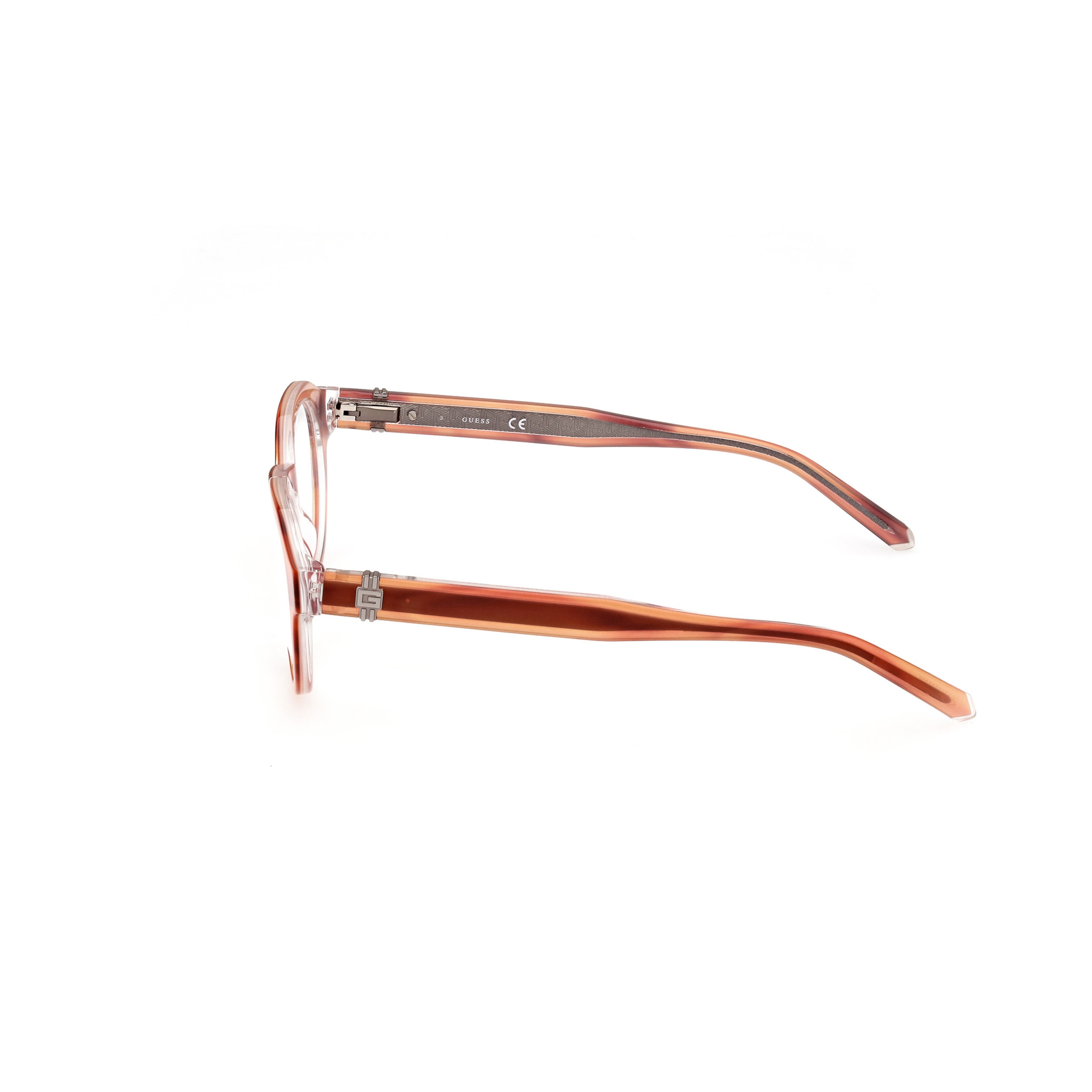 Gu50083 50053 Translucent Amber Frame Eyeglasses