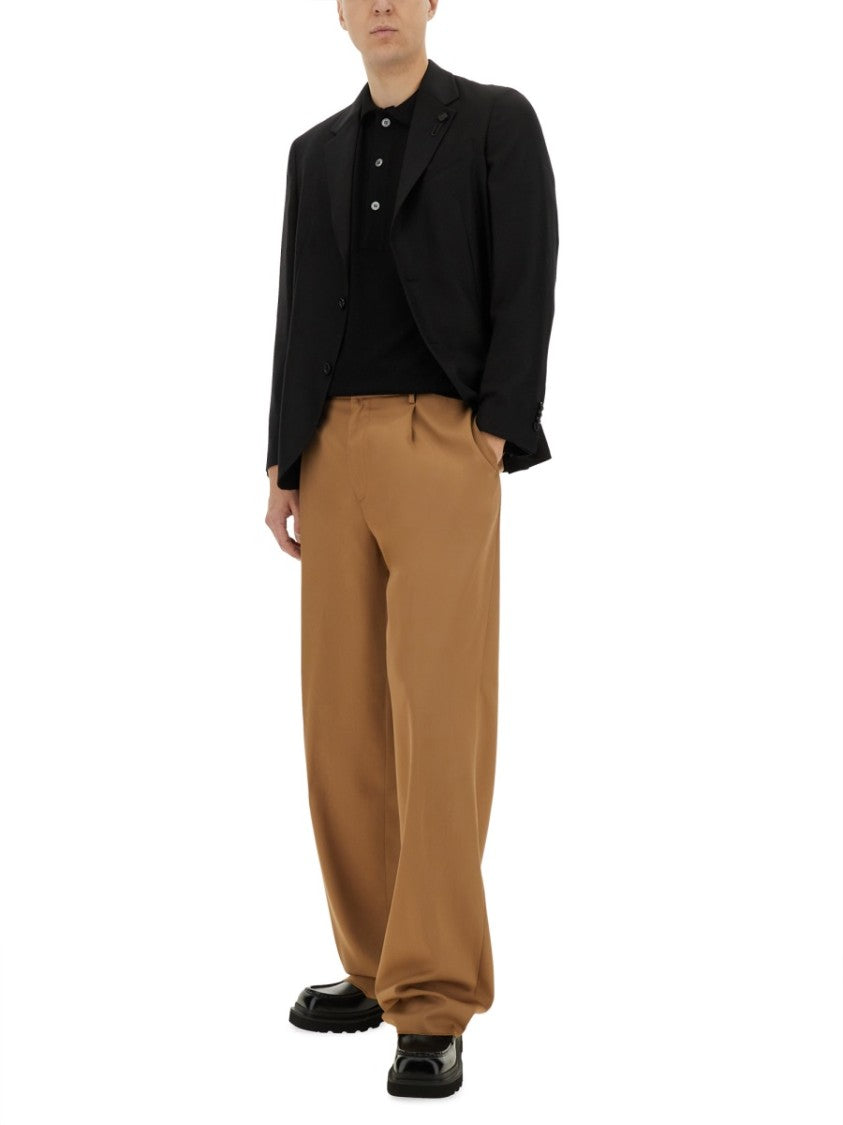 Classic Black Organic Cotton Polo Shirt