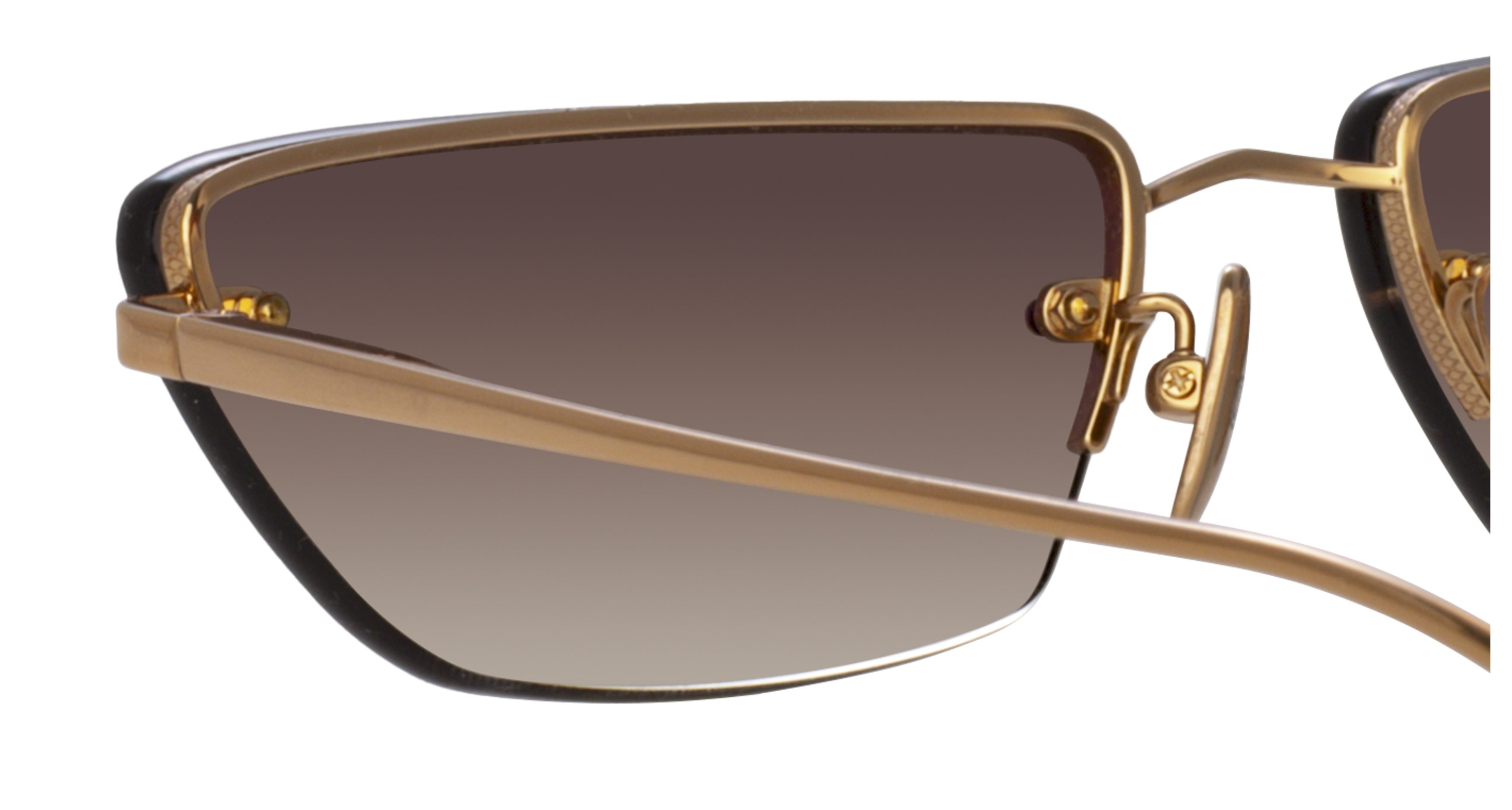 Lfl Oversized Square Sunglasses with Titanium Frame