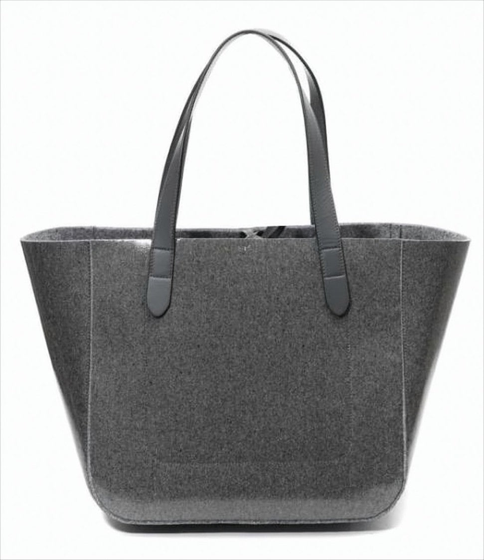 Structured Tote Bag With Embossed Anchor Logo