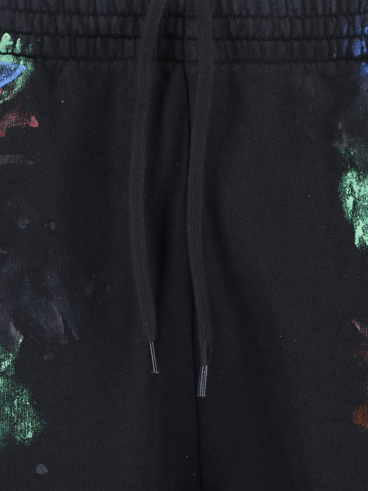 Black Painter’s Shirt Straight-Leg Pants