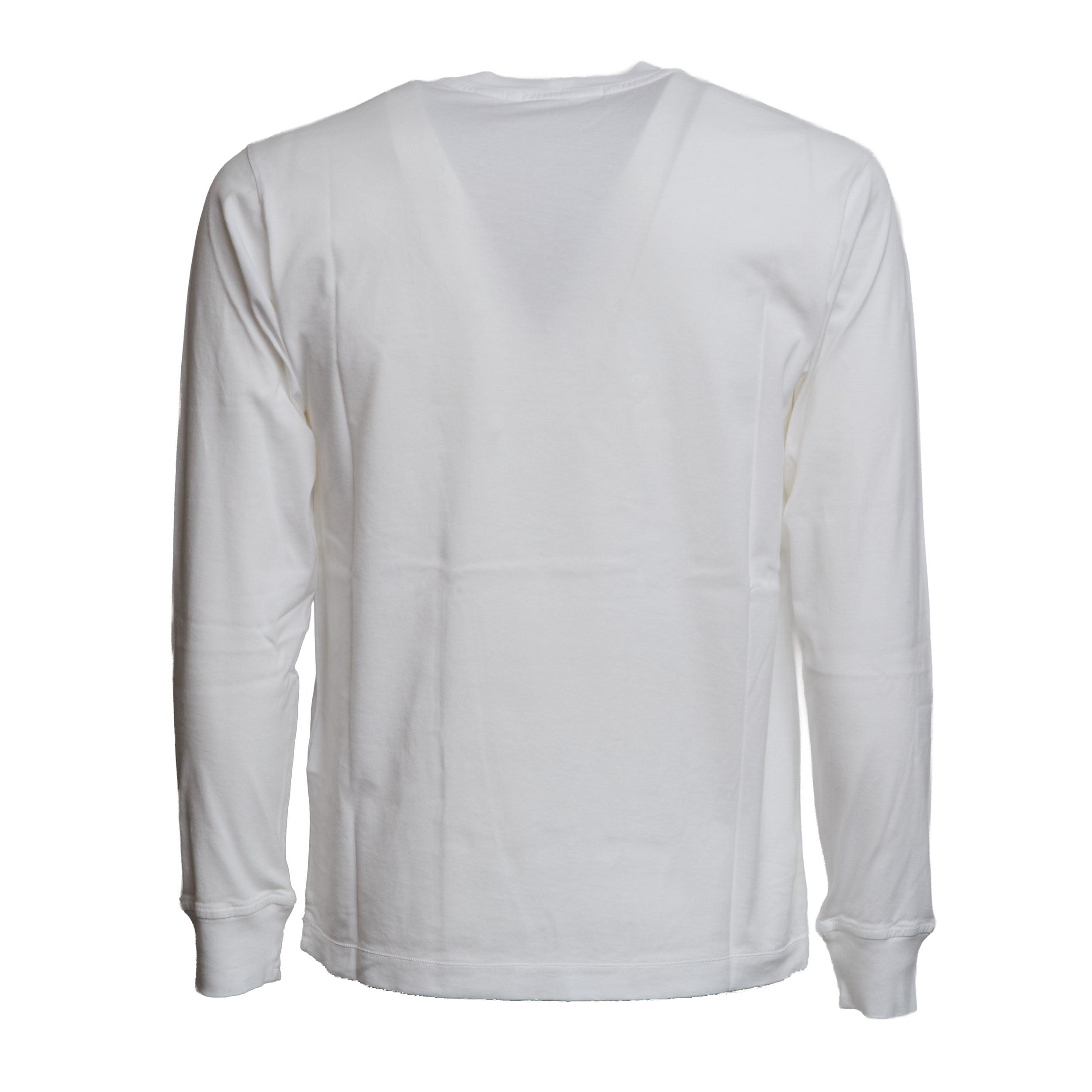 Long Sleeve T-Shirt With Ribbed Neckline
