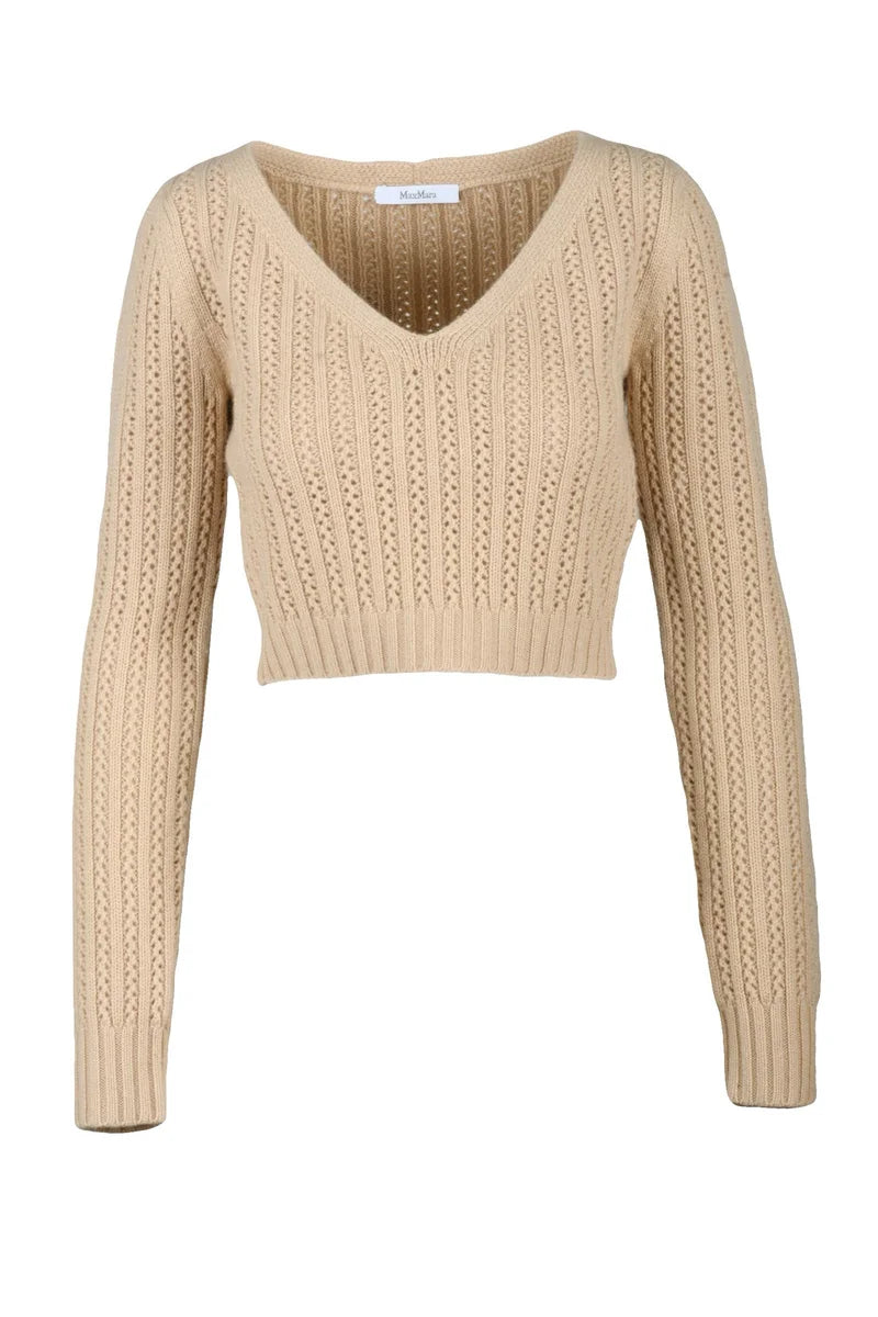 Ifrem Short Sweater - Beige