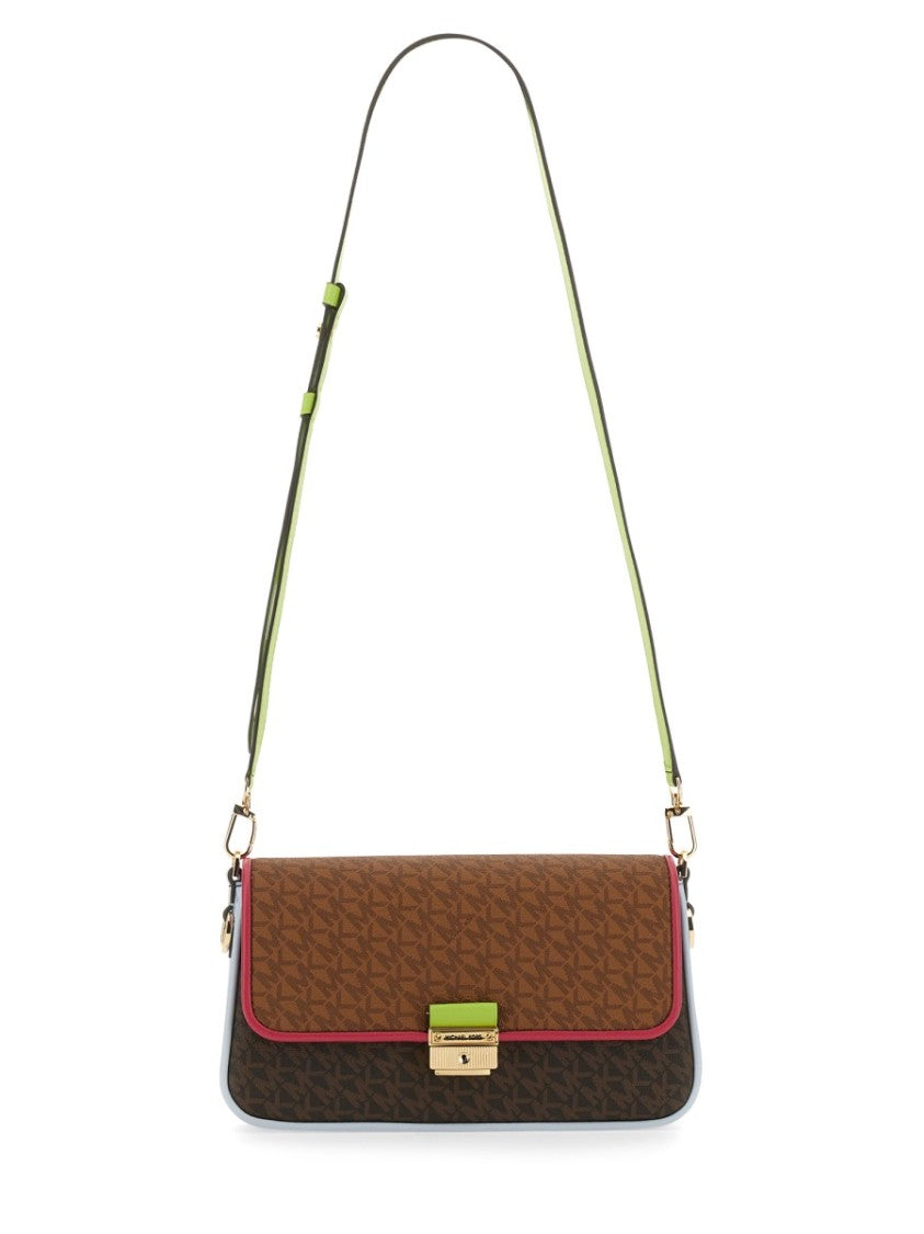 Structured Monogram Shoulder Bag