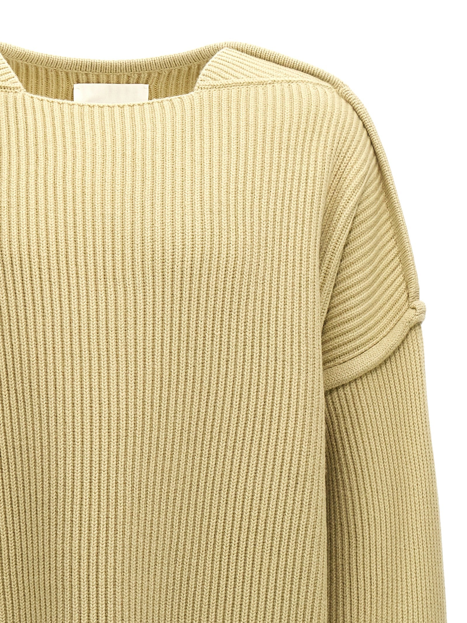 Geometric Neckline Sweater