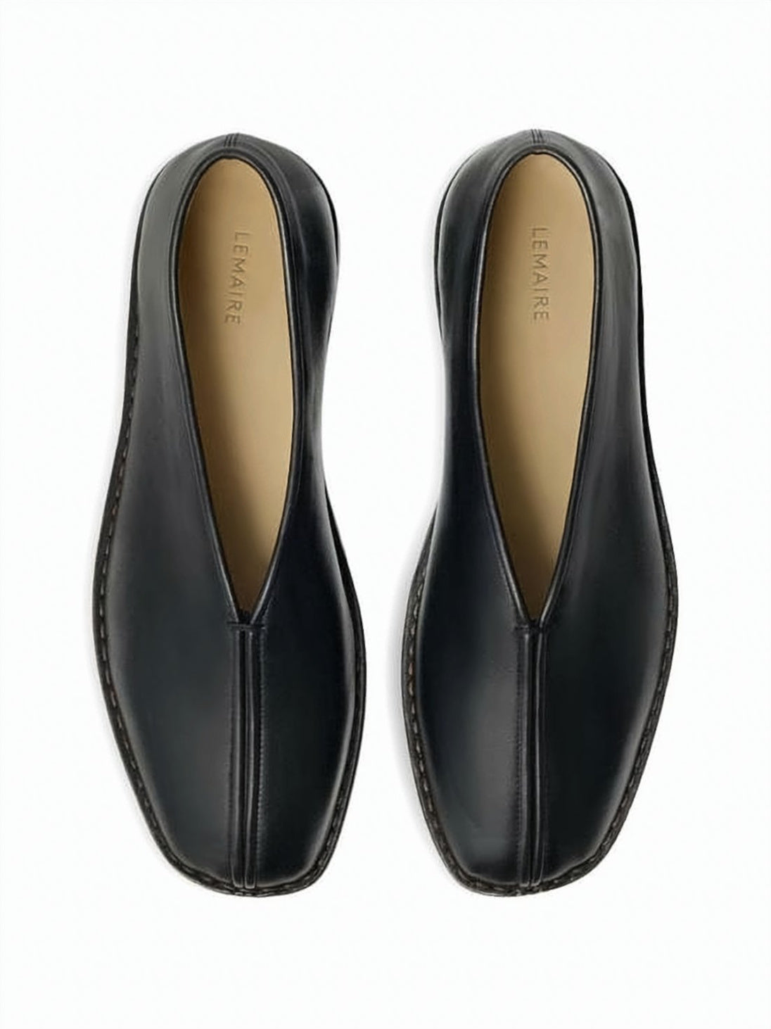 Lambskin Slip-On Mules with Rounded Square Toe