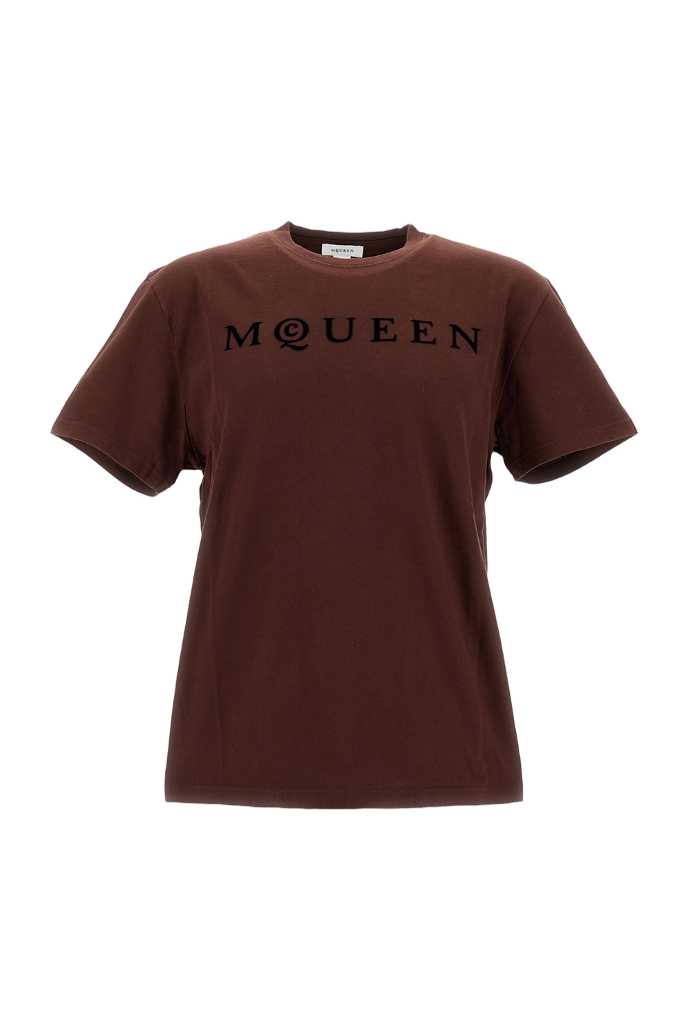 Cotton Crew-Neck T-Shirt With Bold Logo Detail