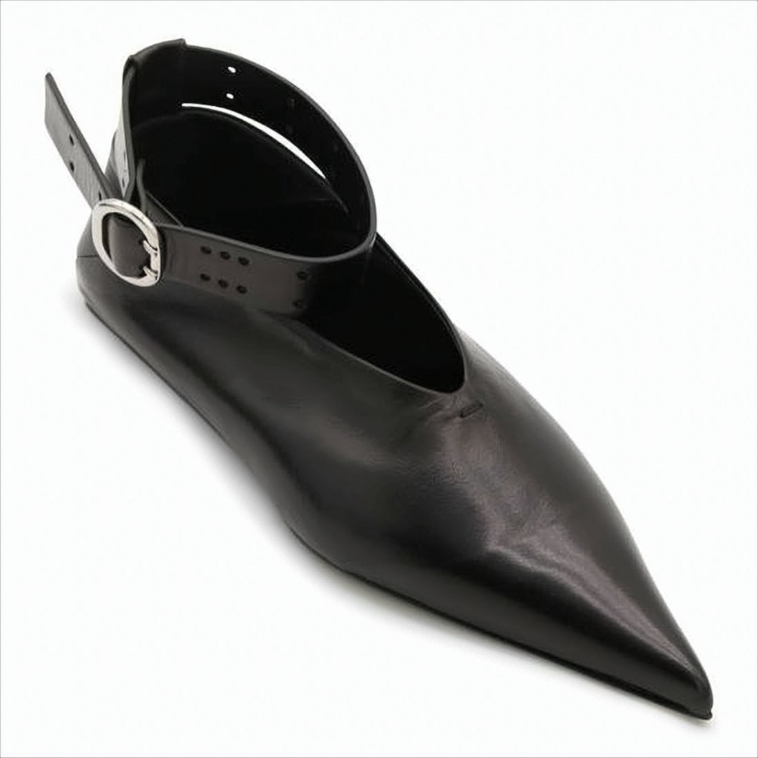 Pointed Toe Flats with Ankle Strap