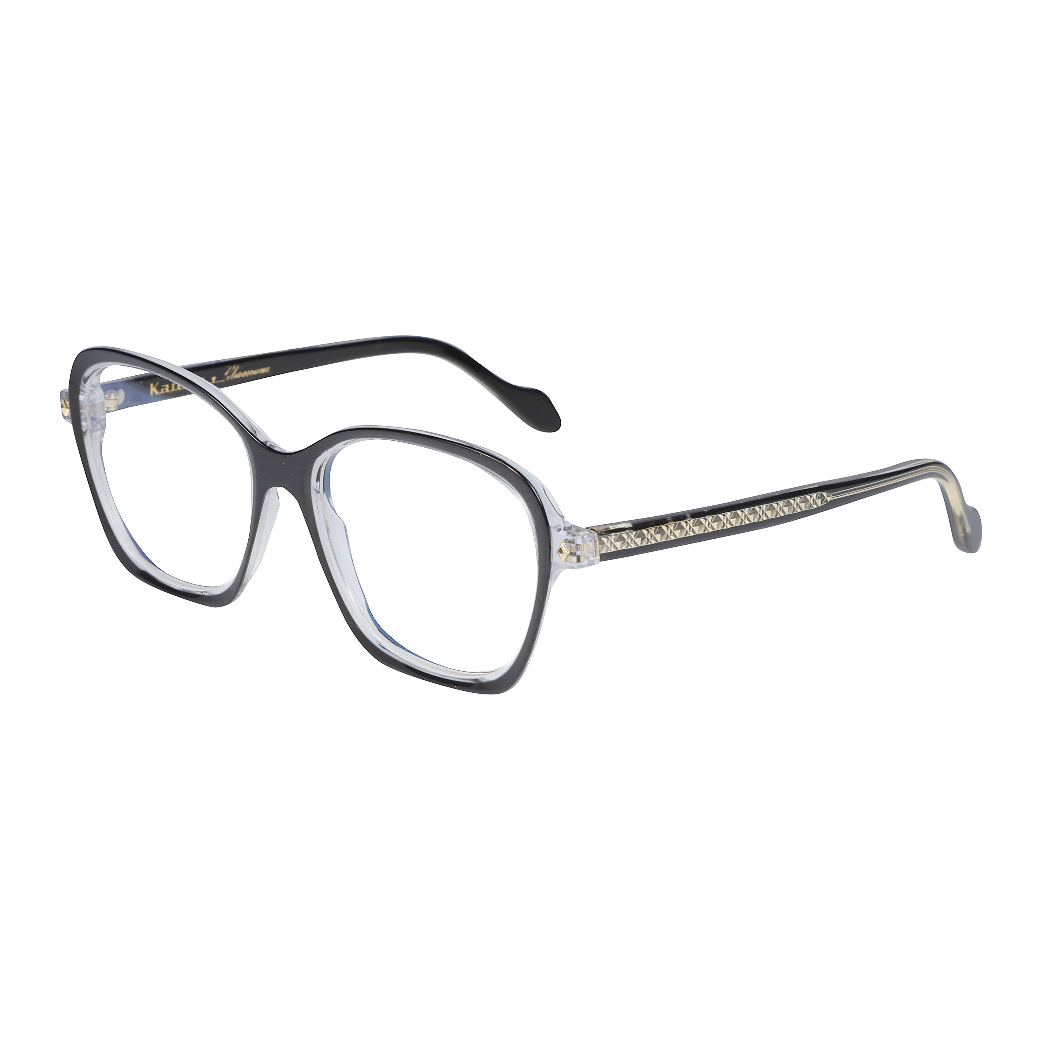 Trilly Glamour-V Oversized Square Frame Sunglasses with Gradient Effect