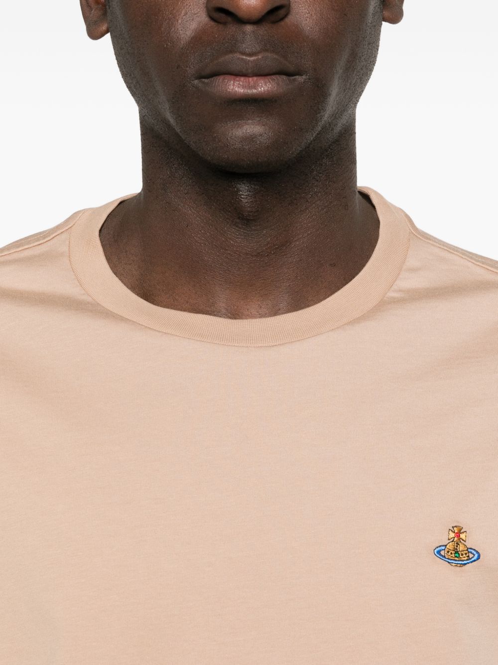 Short-Sleeved T-Shirt With Embroidered Logo