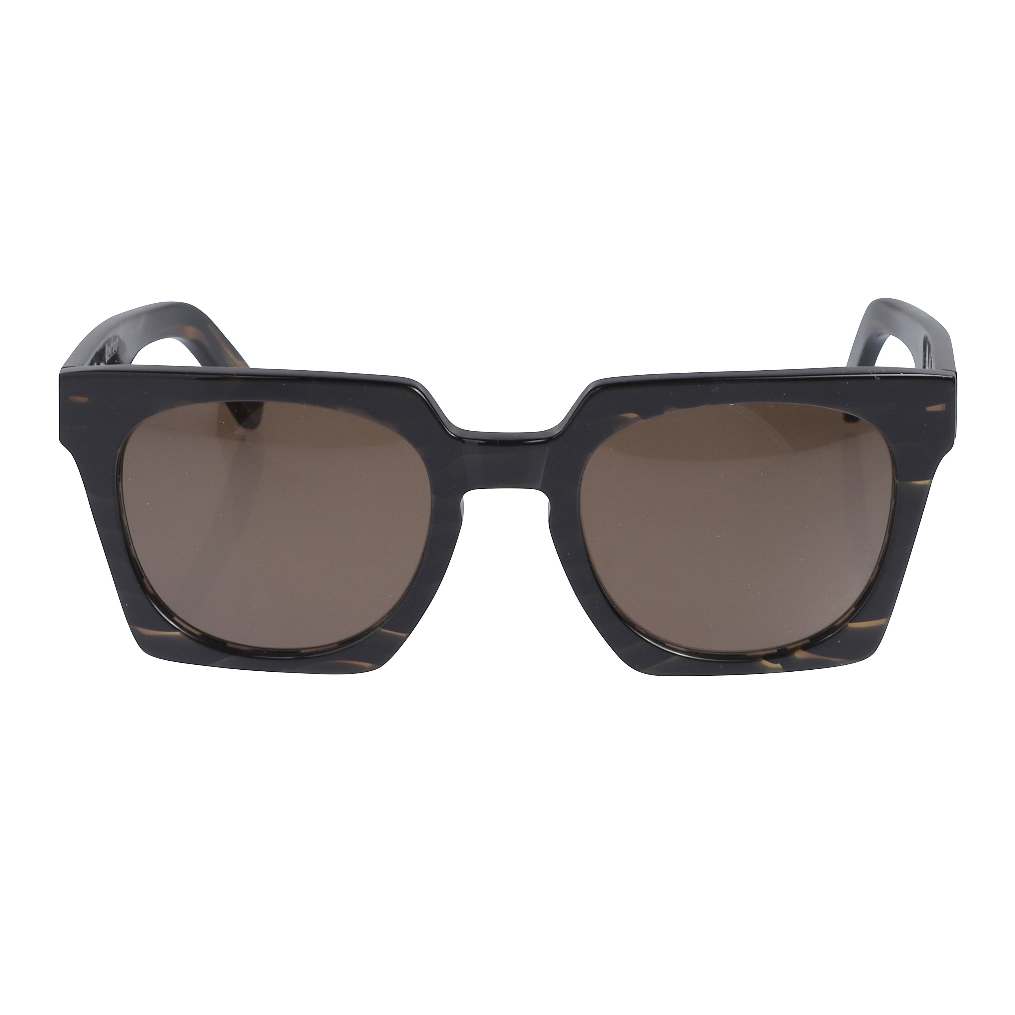 Maya-S Tortoiseshell Pattern Square Frame Sunglasses