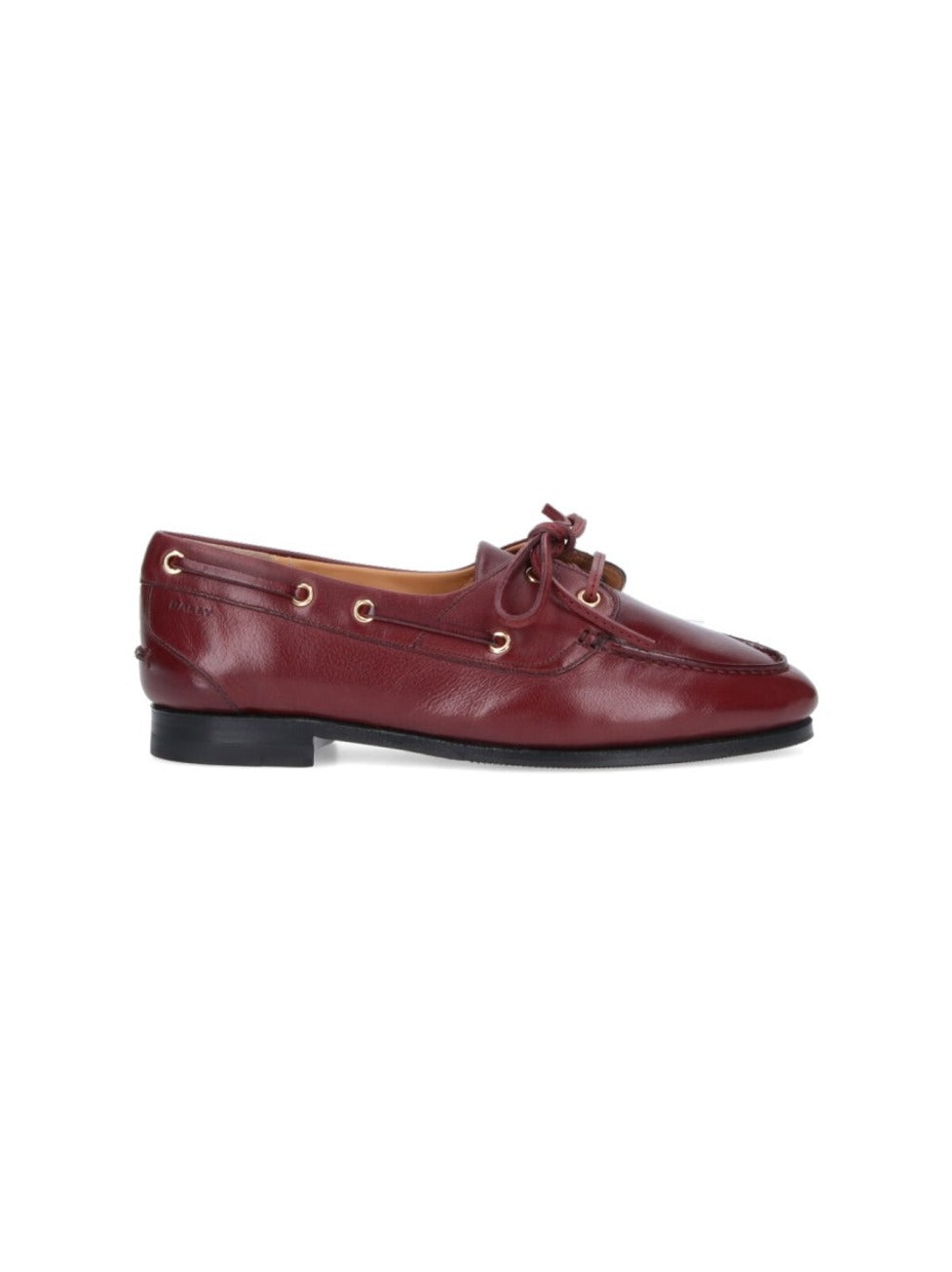 Buffalo Leather Slip-On Moccasins With Tonal Logo Detail