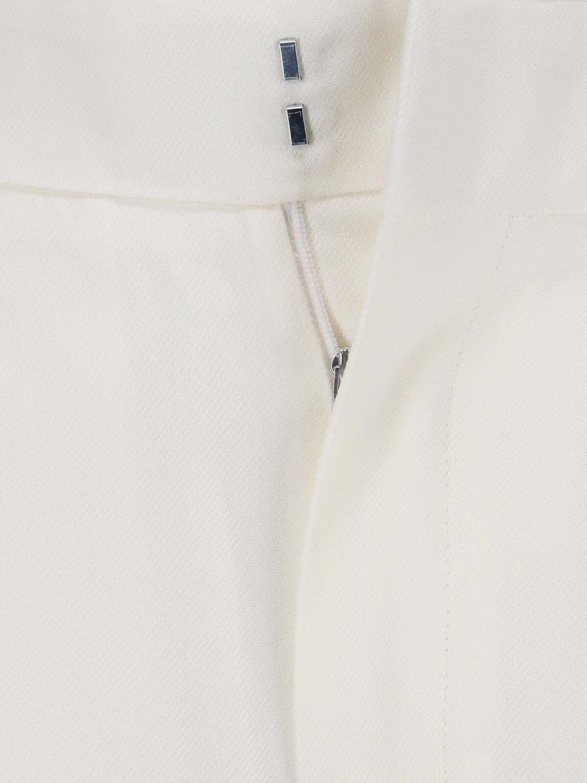 Straight-Leg Trousers with Classic Waistband and Polished Finish