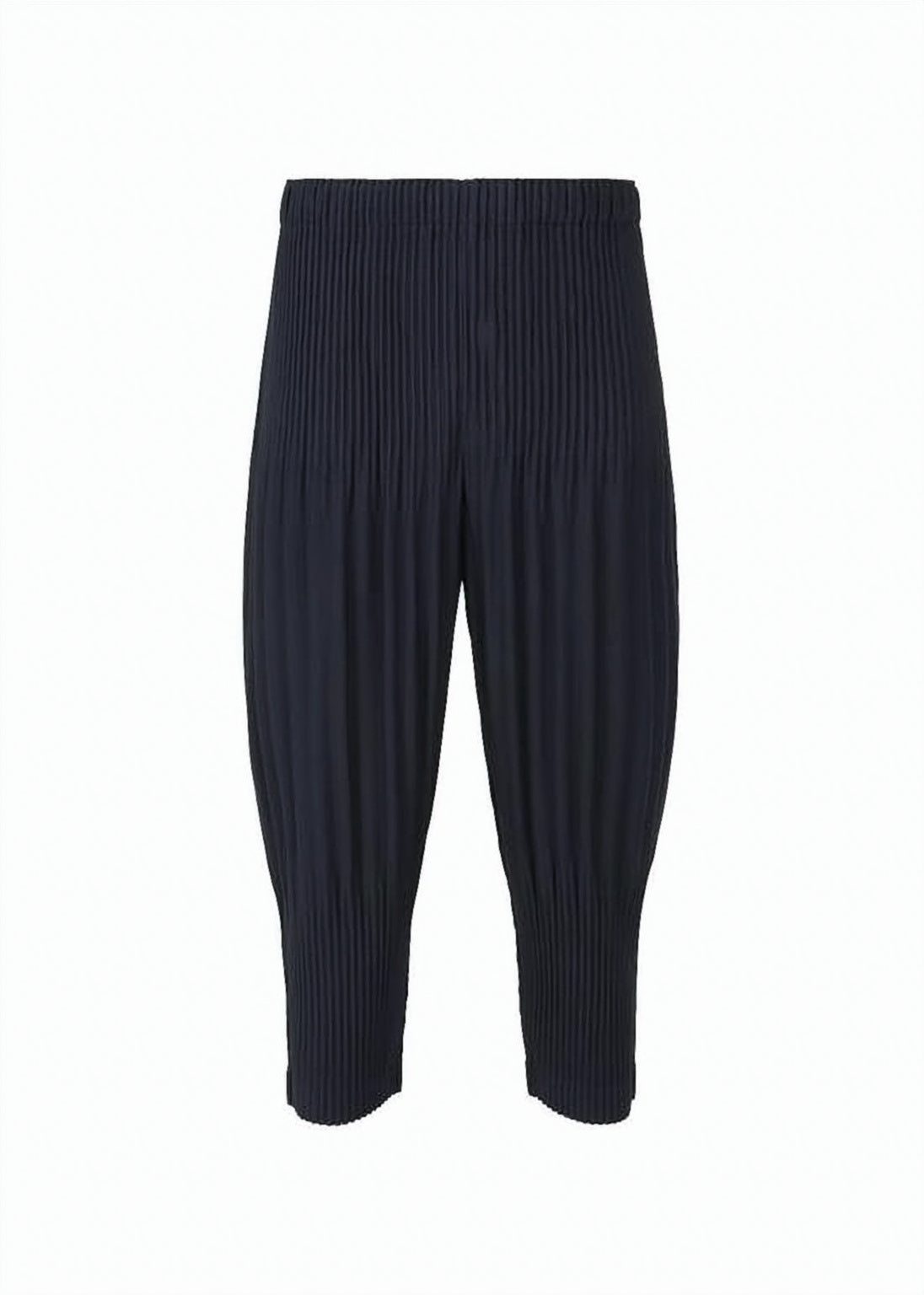 Cropped Pleated Jogger Pants