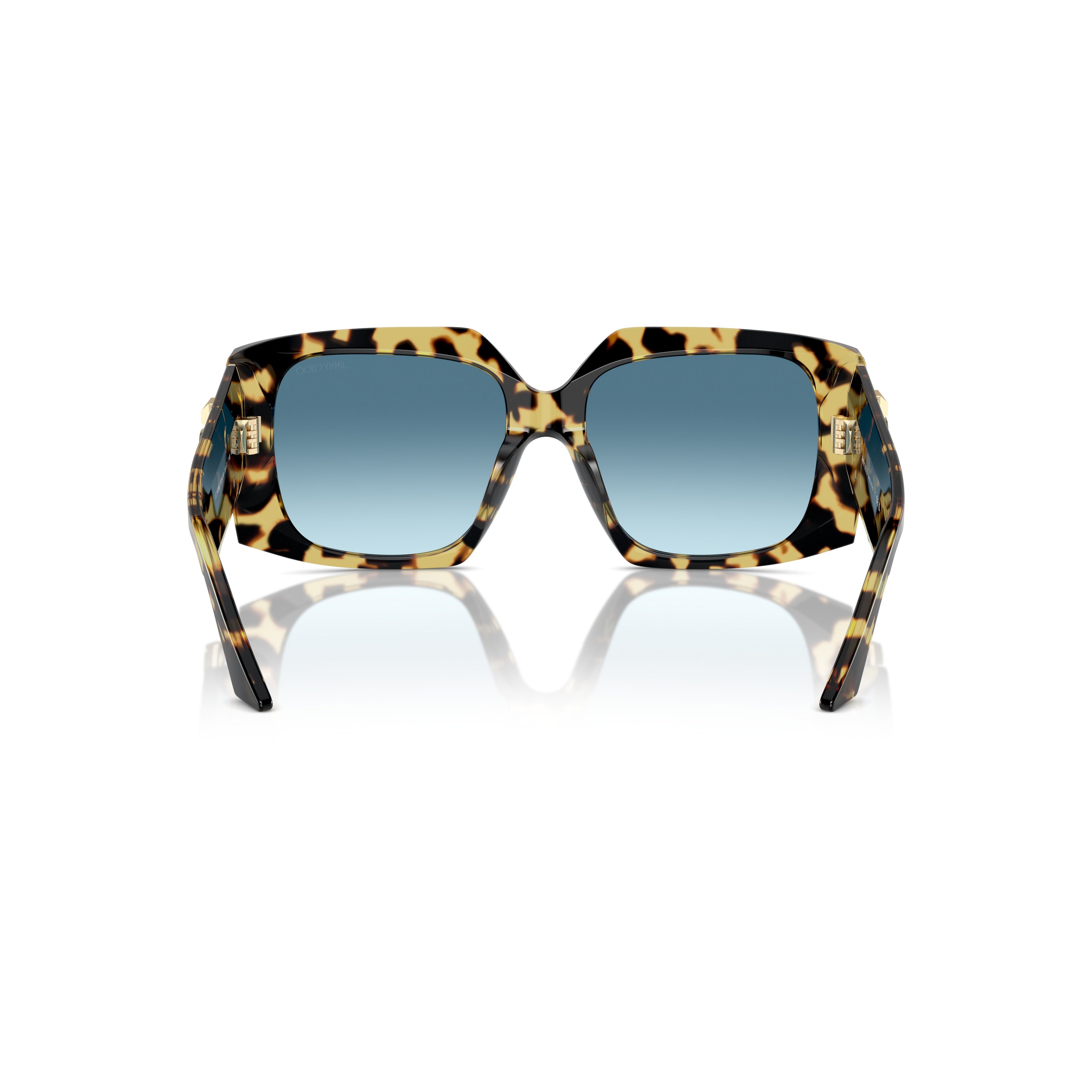 0jc5006u Oversized Tortoiseshell Square Frame Sunglasses