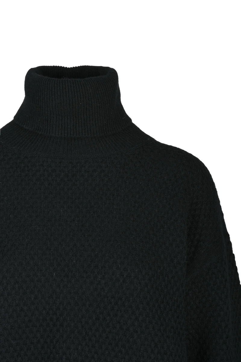 Cashmere Turtleneck Sweater - Black