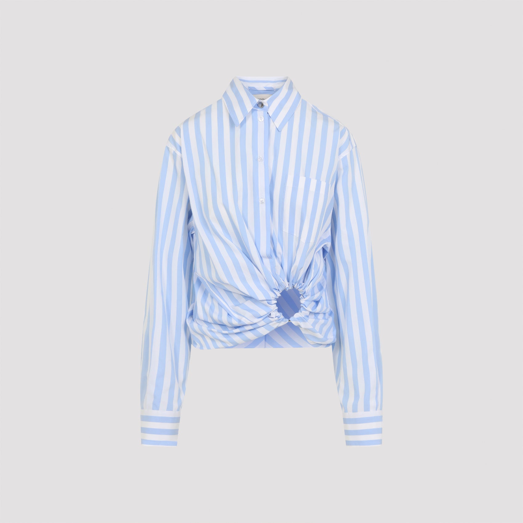 Vertical Striped Cotton Shirt