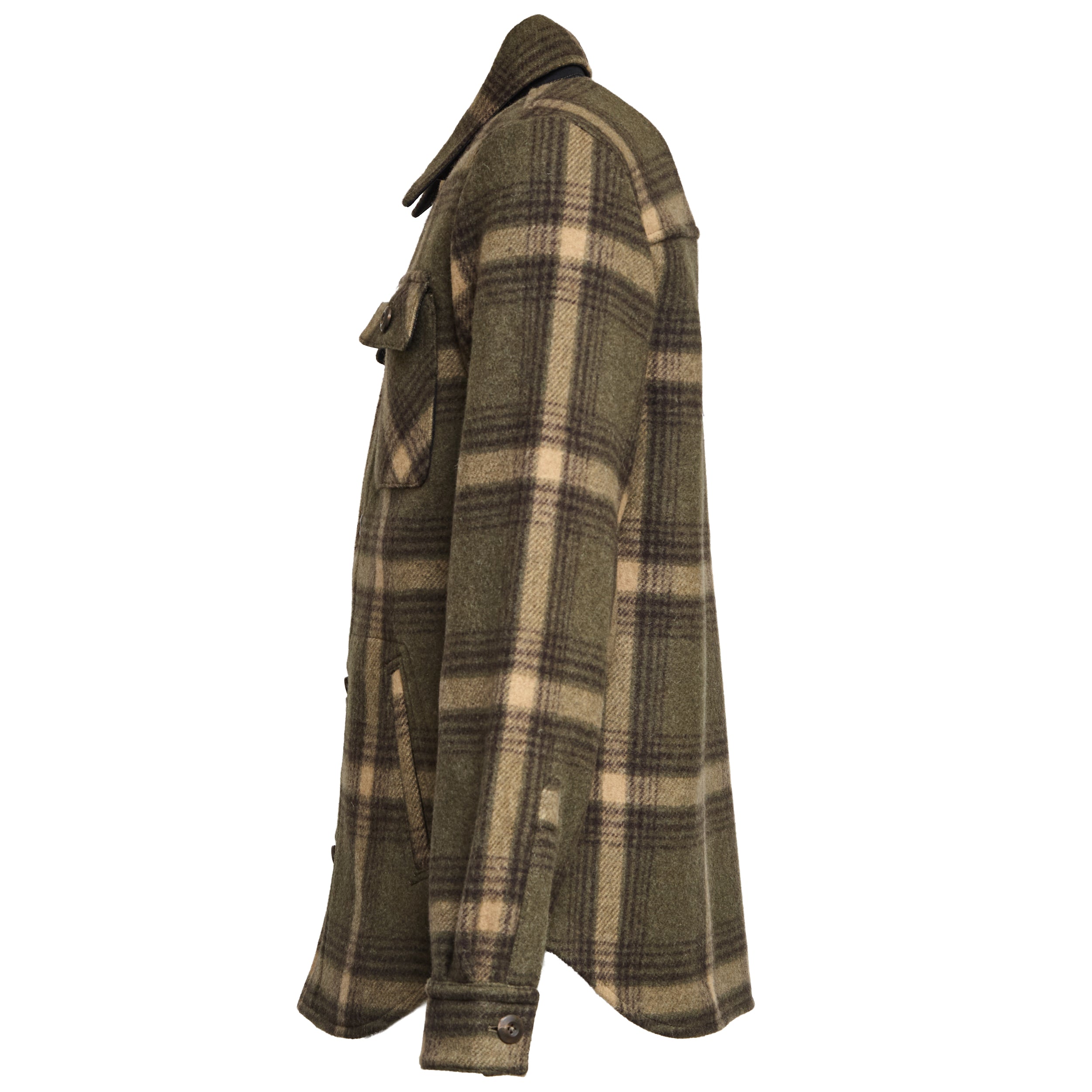 Overshirt Jacket In Panno Scozzese Archive