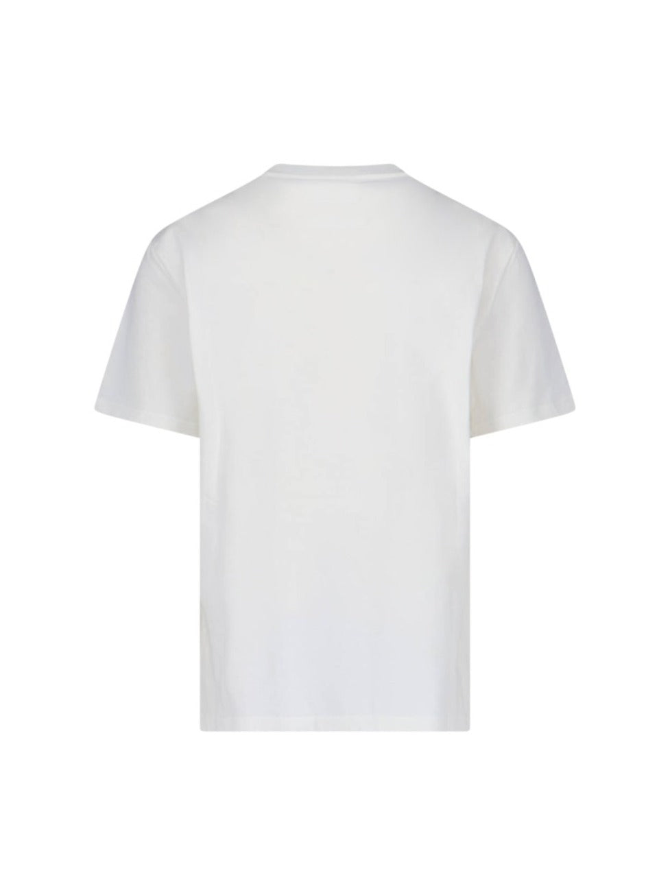 White T-Shirt With Subtle Logo