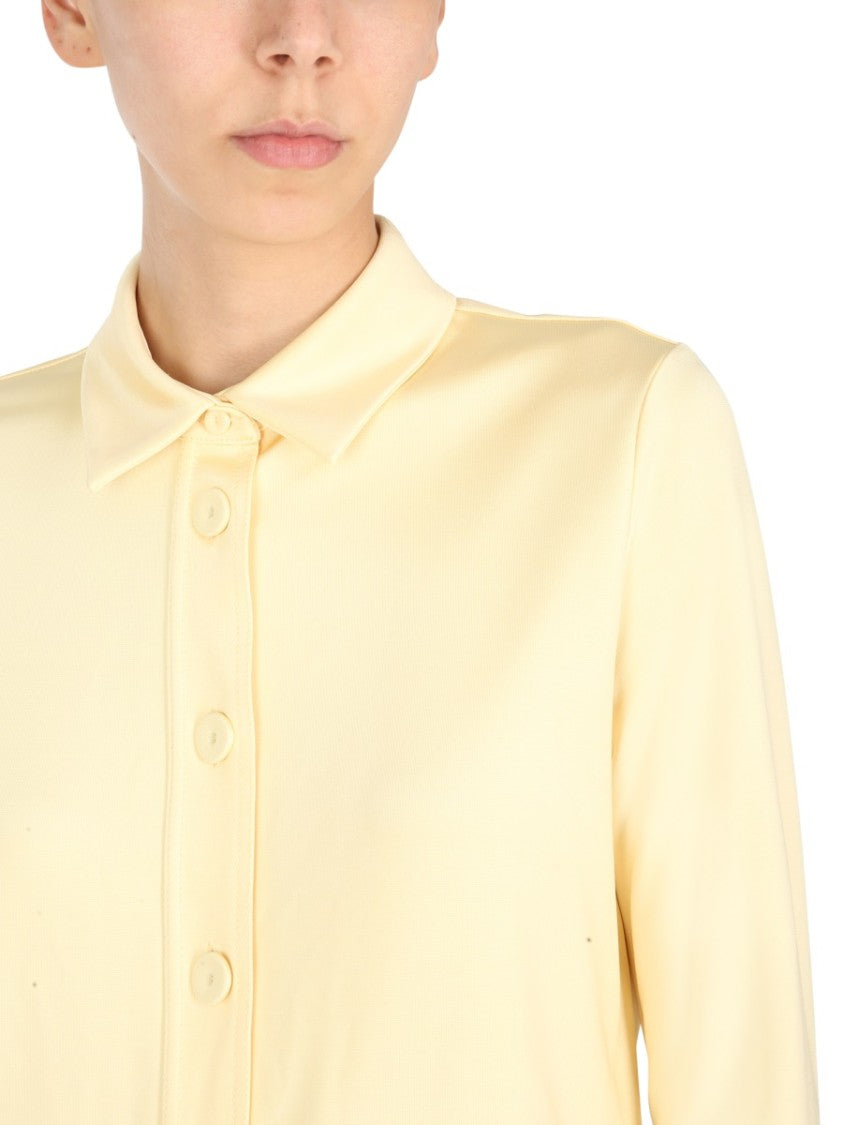 Pale Yellow Oversized Fit Shirt