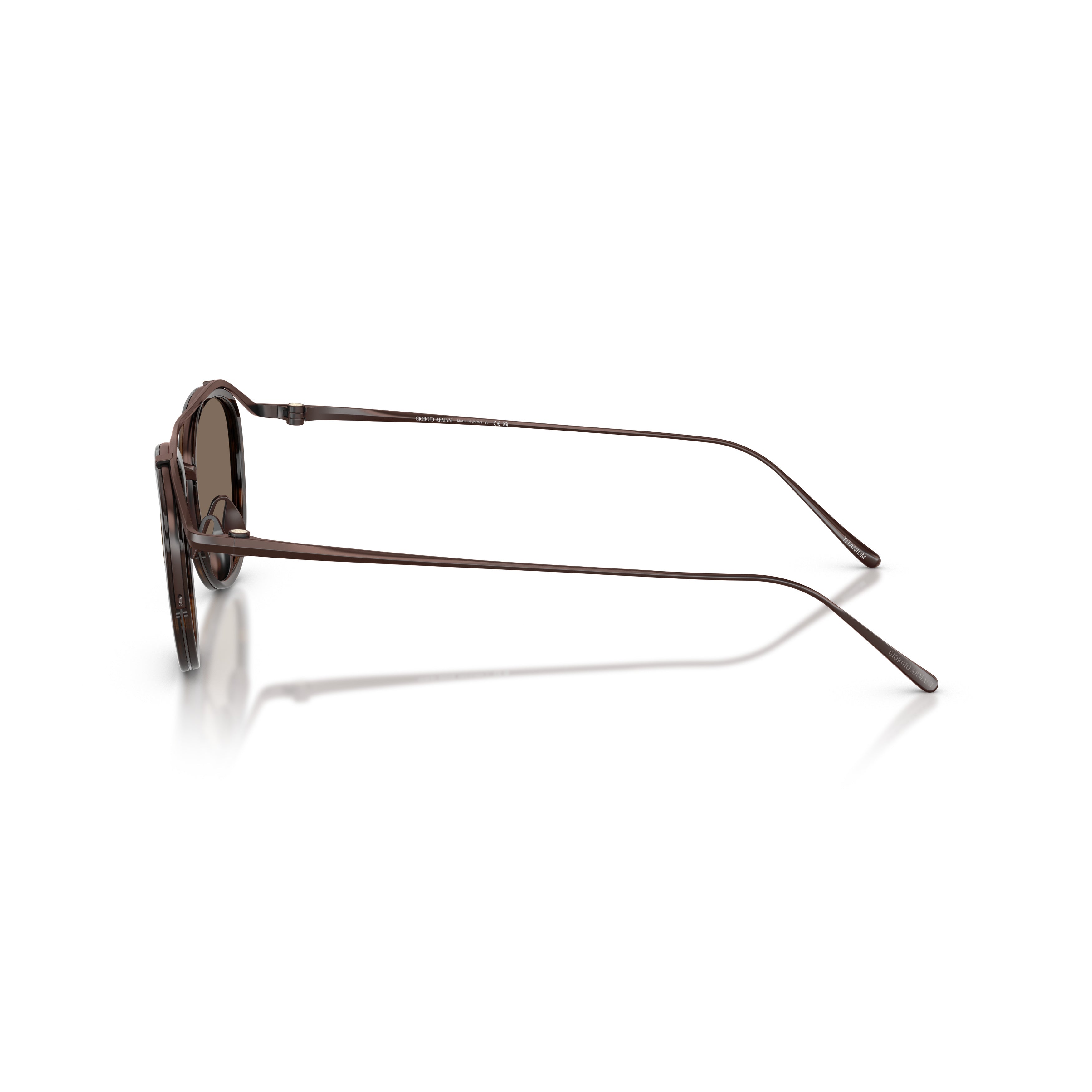 0ar6179t Titanium Frame Sunglasses with Double Bridge