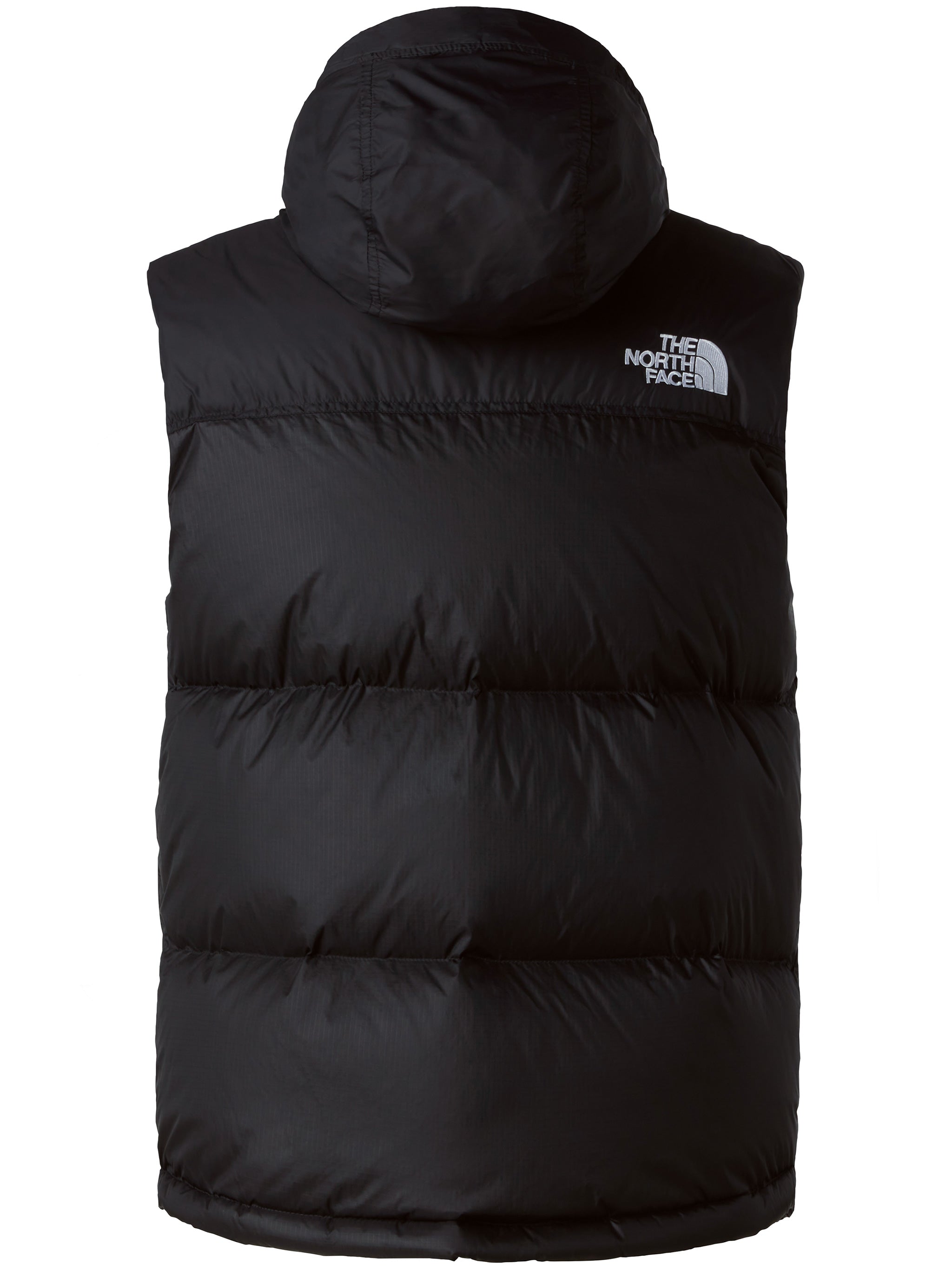 Black Retro Nuptse Sleeveless Puffer Vest