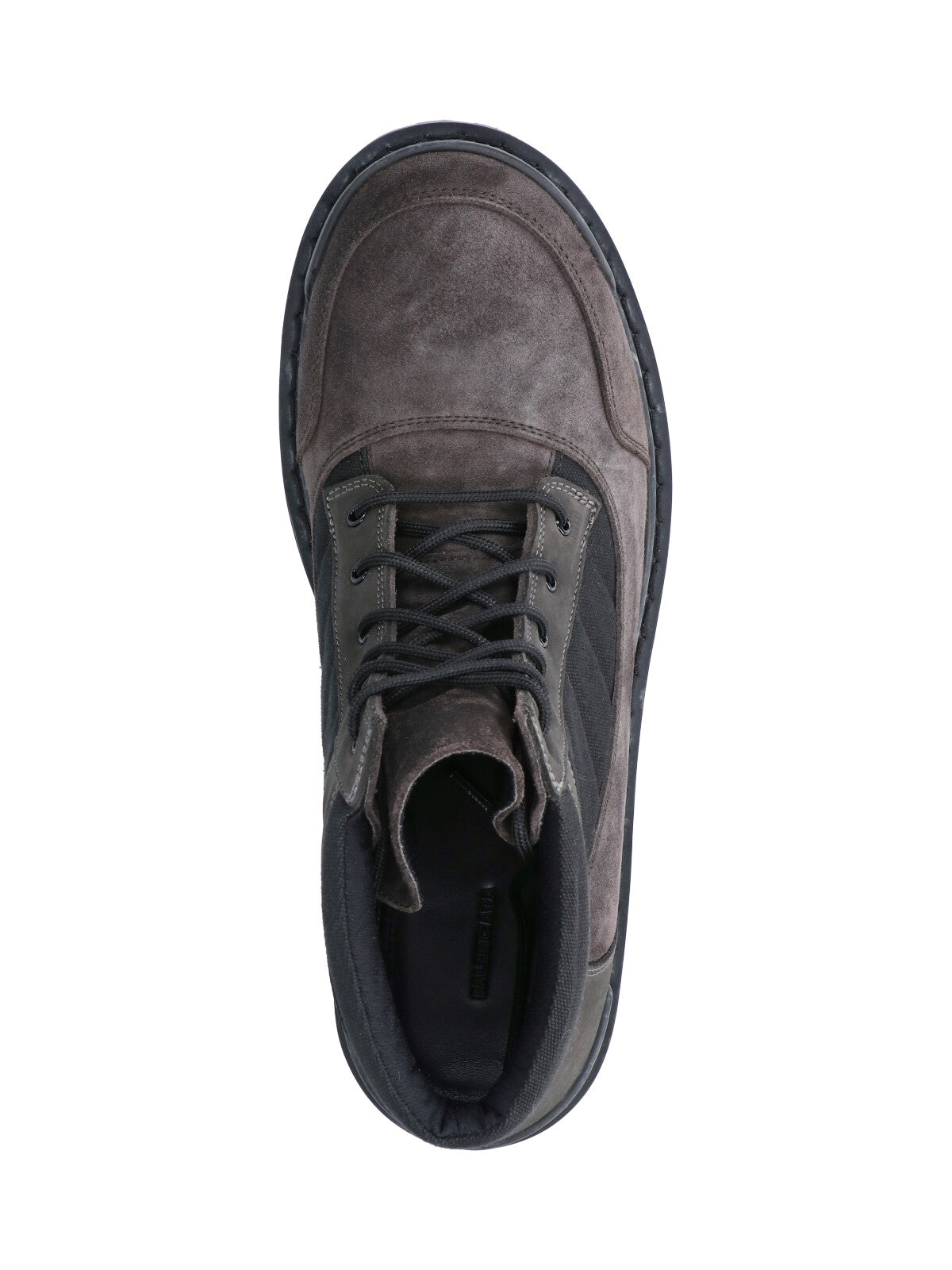 Combat Strike Chunky Ankle Boots with Lace-Up Closure and Rubber Sole