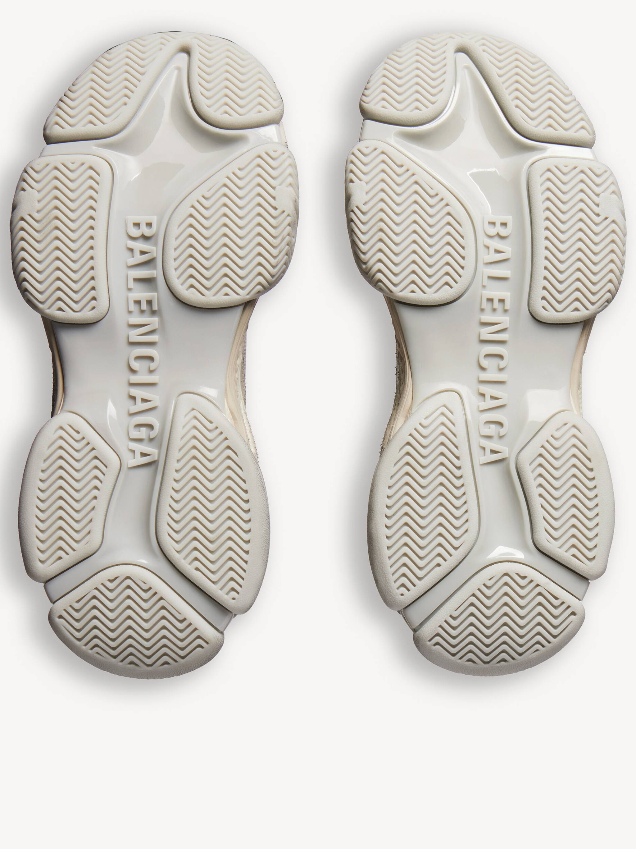 Neutral Triple S 2 Chunky Sneakers
