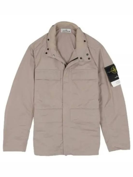 Lightweight High Collar Casual Jacket with Signature Patch