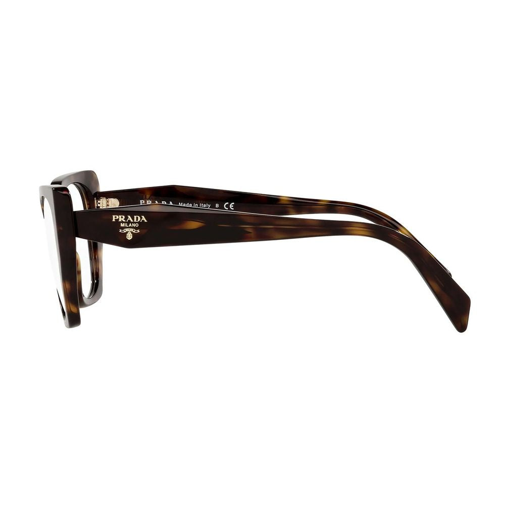 Pr18Wv Havana Acetate Squared Cat-Eye Optical Glasses