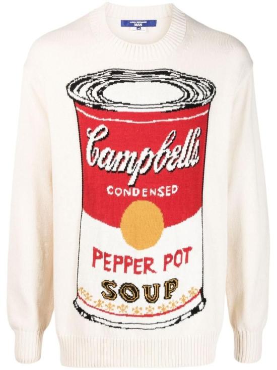 Graphic Knit Sweater With Iconic Campbell'S Soup Design