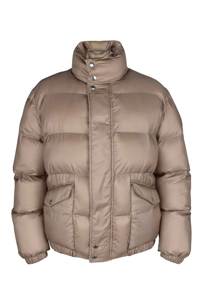 Quilted Short Jacket With Graffiti Inscription