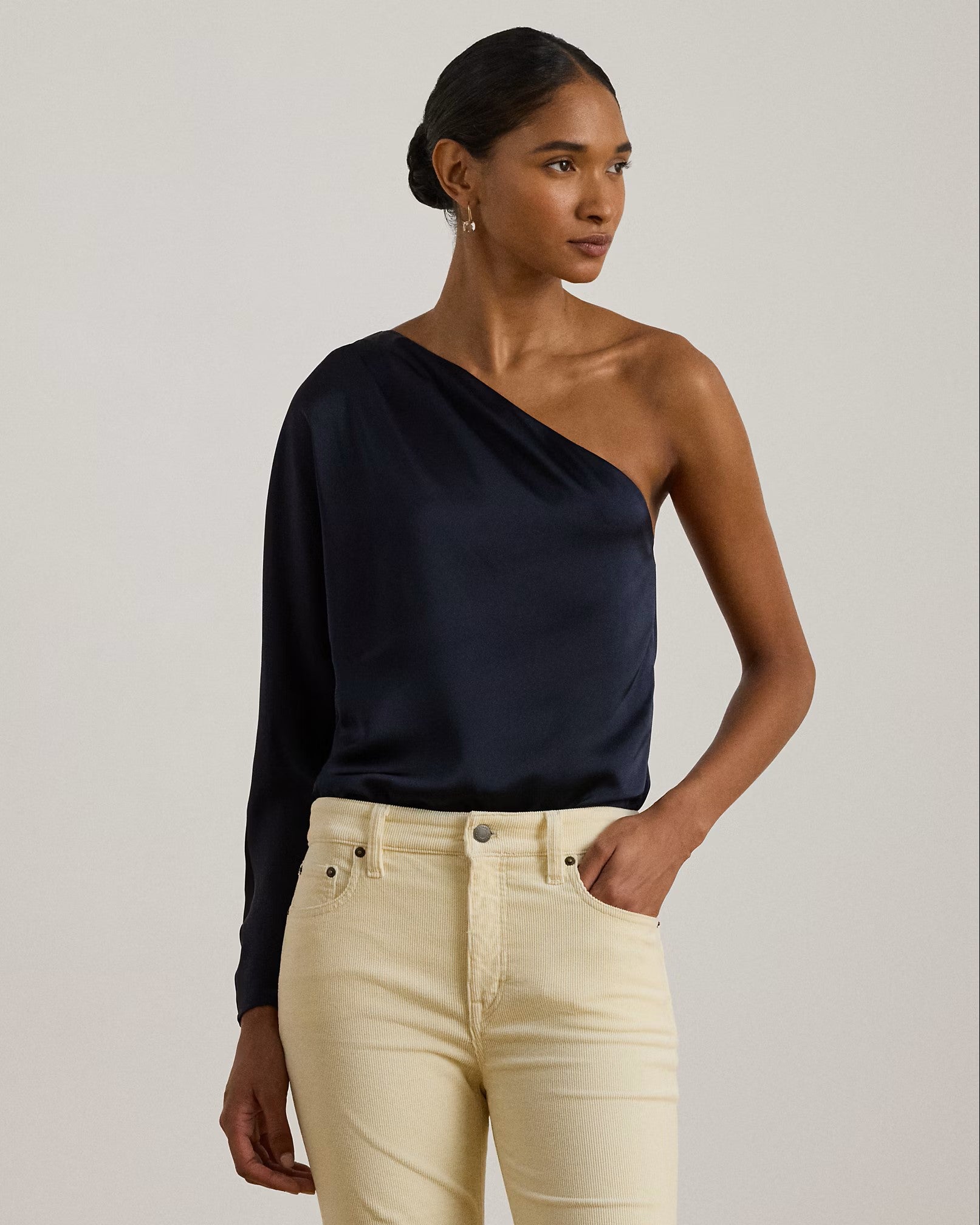 Navy Blue Rachim Recycled Blouse Shirt