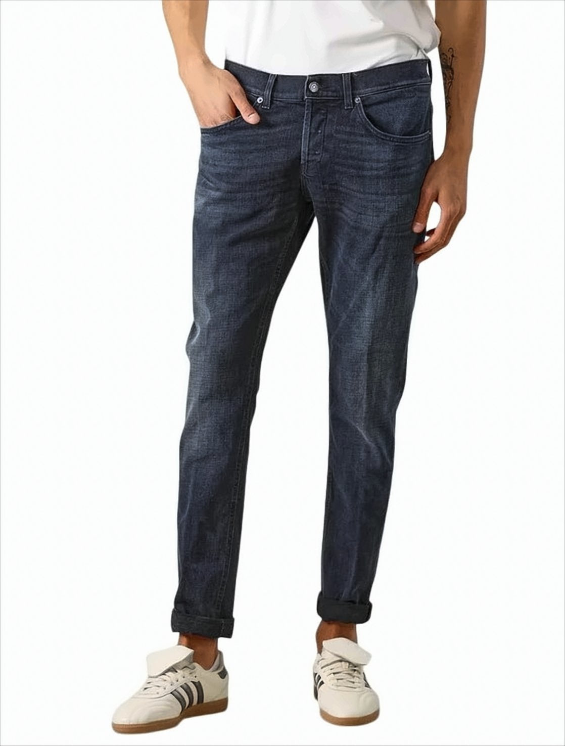 Refined Blue Denim George Jeans