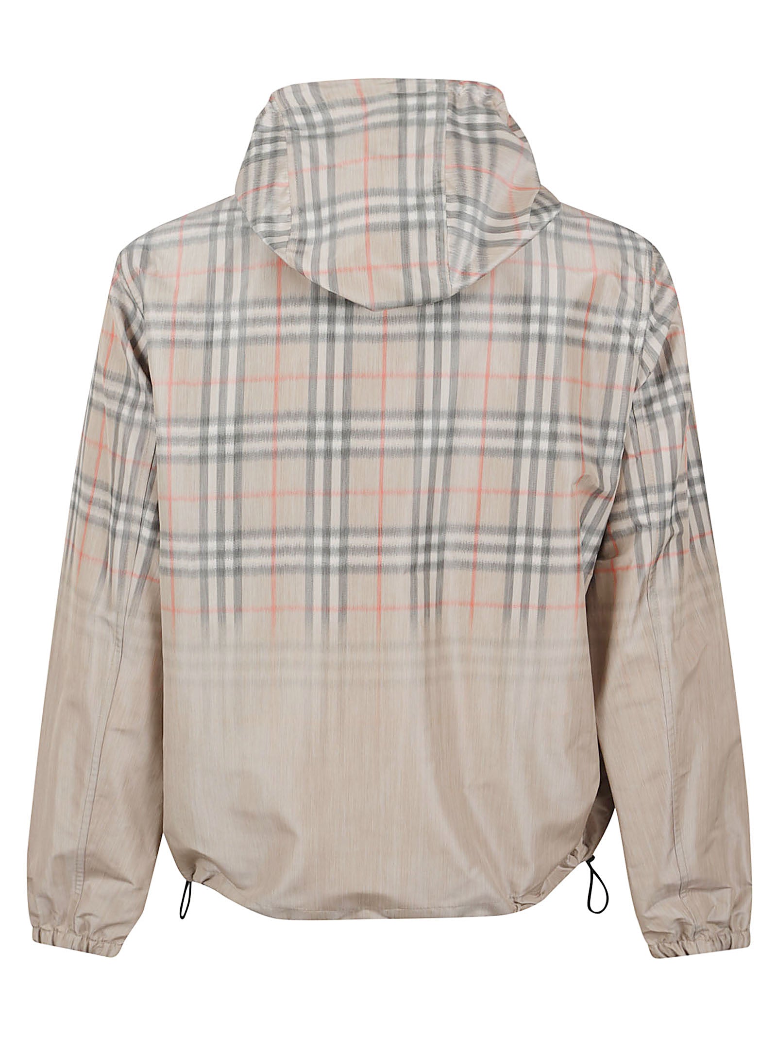 Gradient Check Bomber Jacket