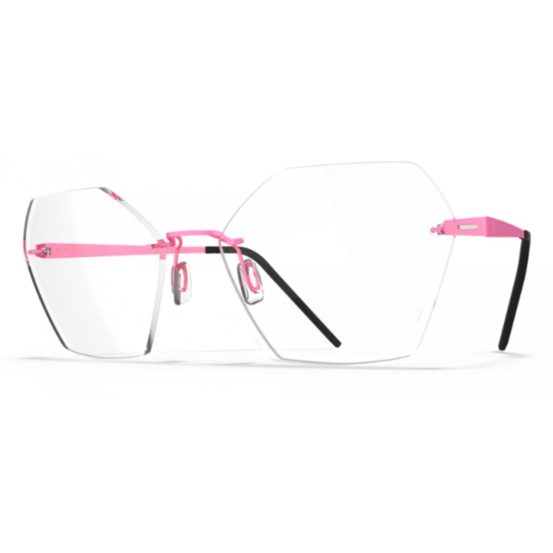 Bf1073 Aero Loop B3-P1 Rimless Geometric Titanium Eyeglasses with Minimalist Design
