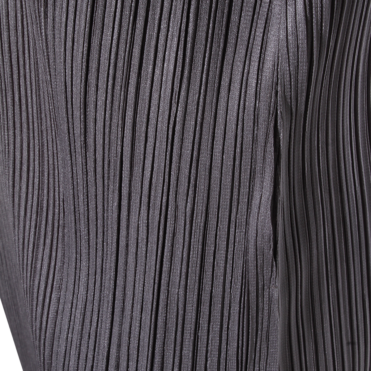 Midi Dress with Pleated Shimmering Texture