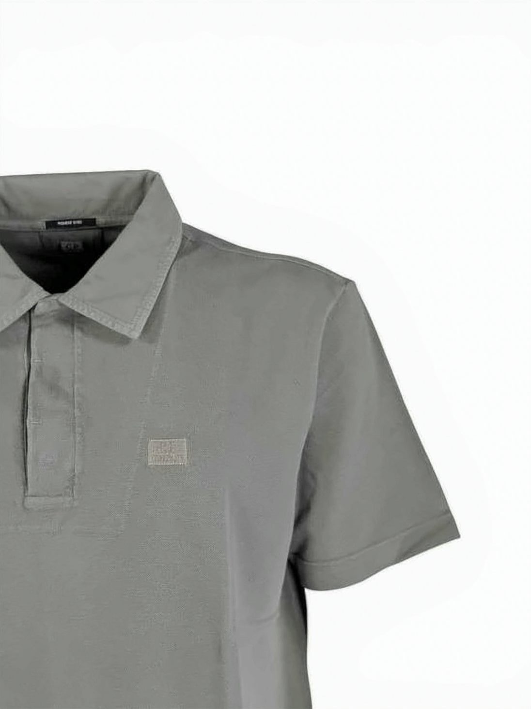 Short-Sleeved Polo Shirt with Classic Collar and Button Placket