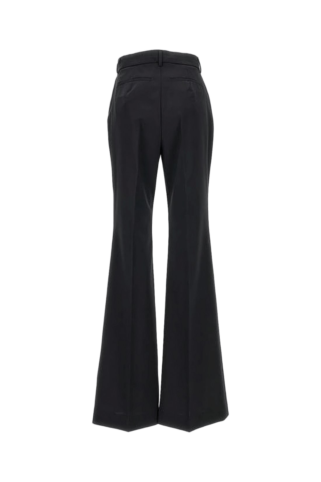 High-Waisted Wide-Leg Suit Pants with Structured Silhouette