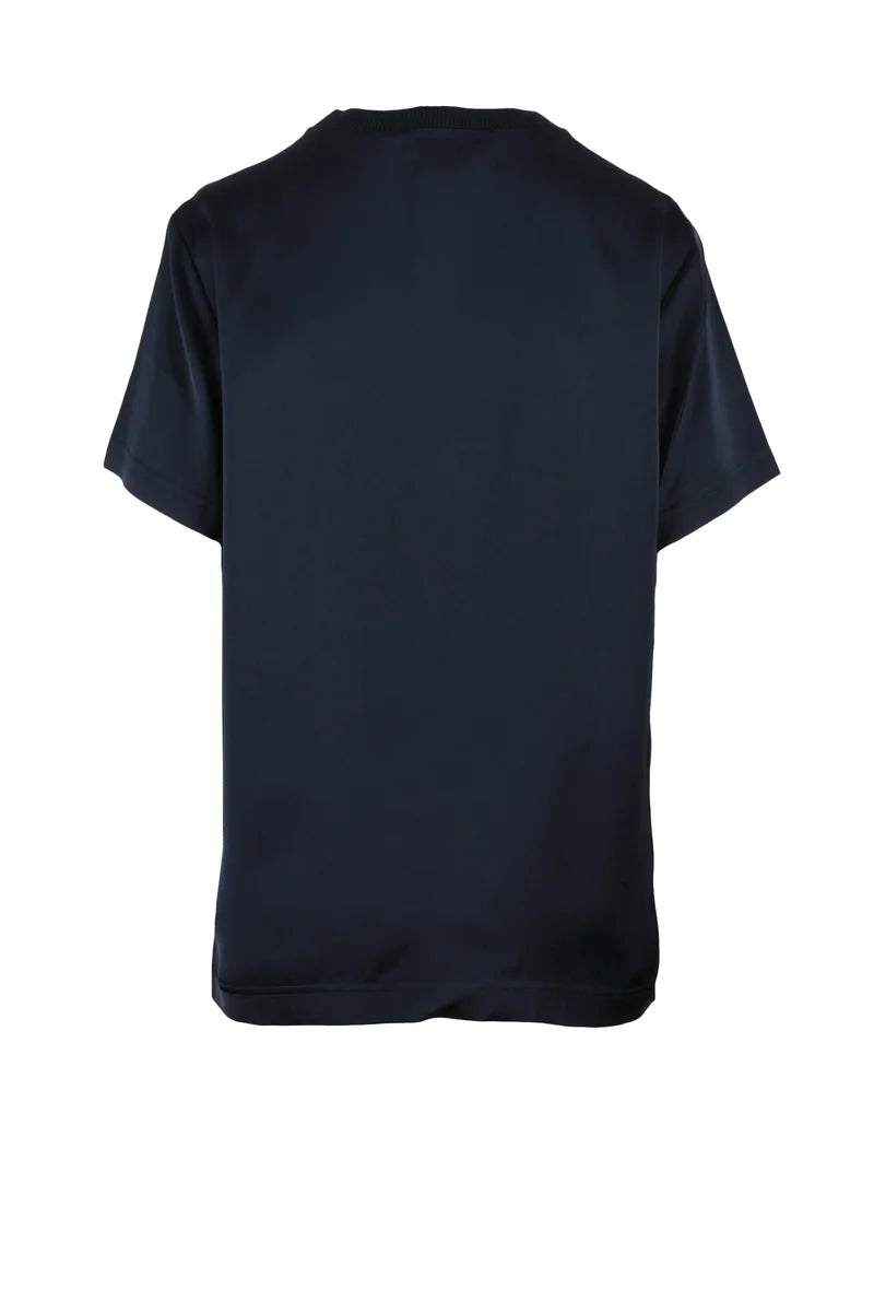 Satin Blouse - Blue