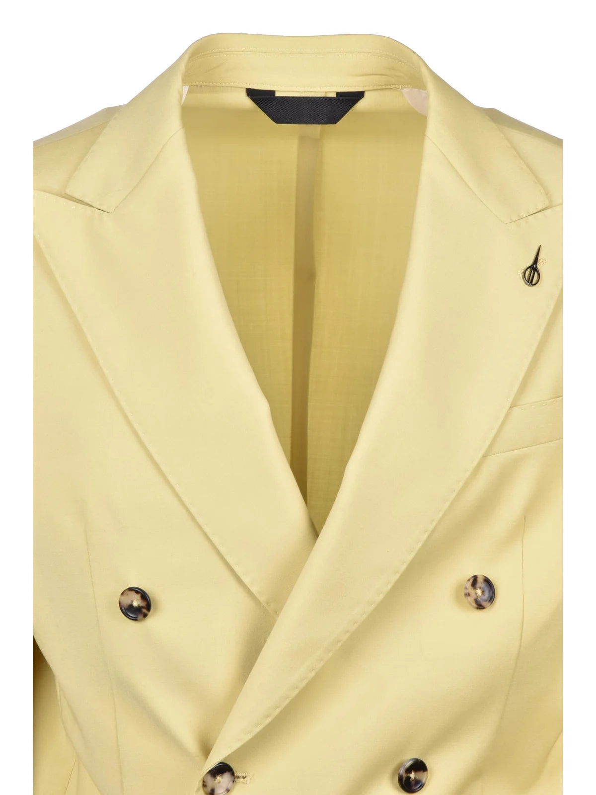 Double-Breasted Virgin Wool Jacket - Green