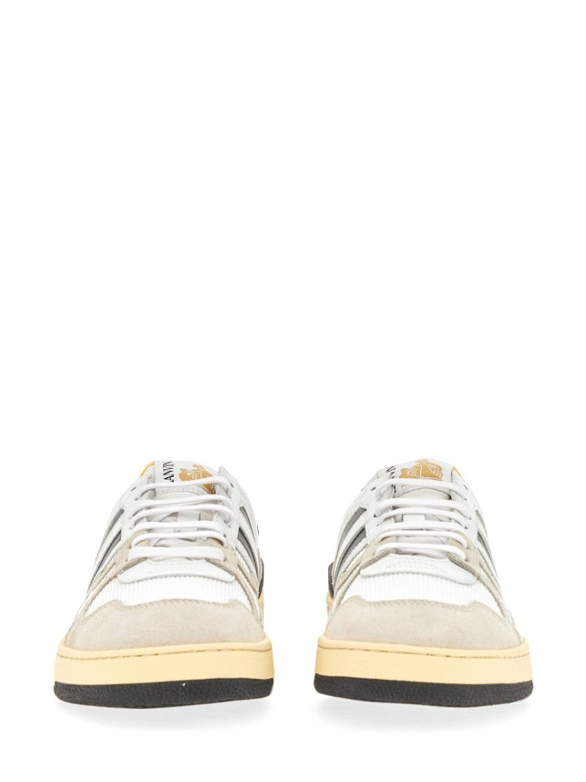 Mesh, Suede And Nappa Leather Sneaker